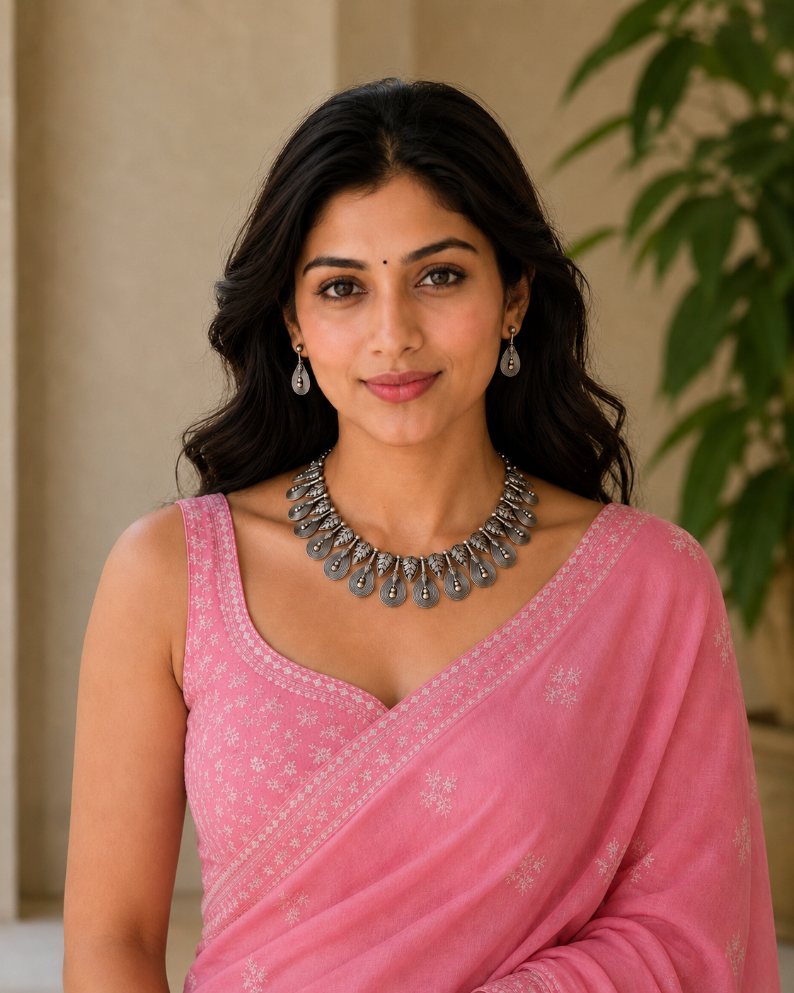 Tarini Teardrop Necklace Set