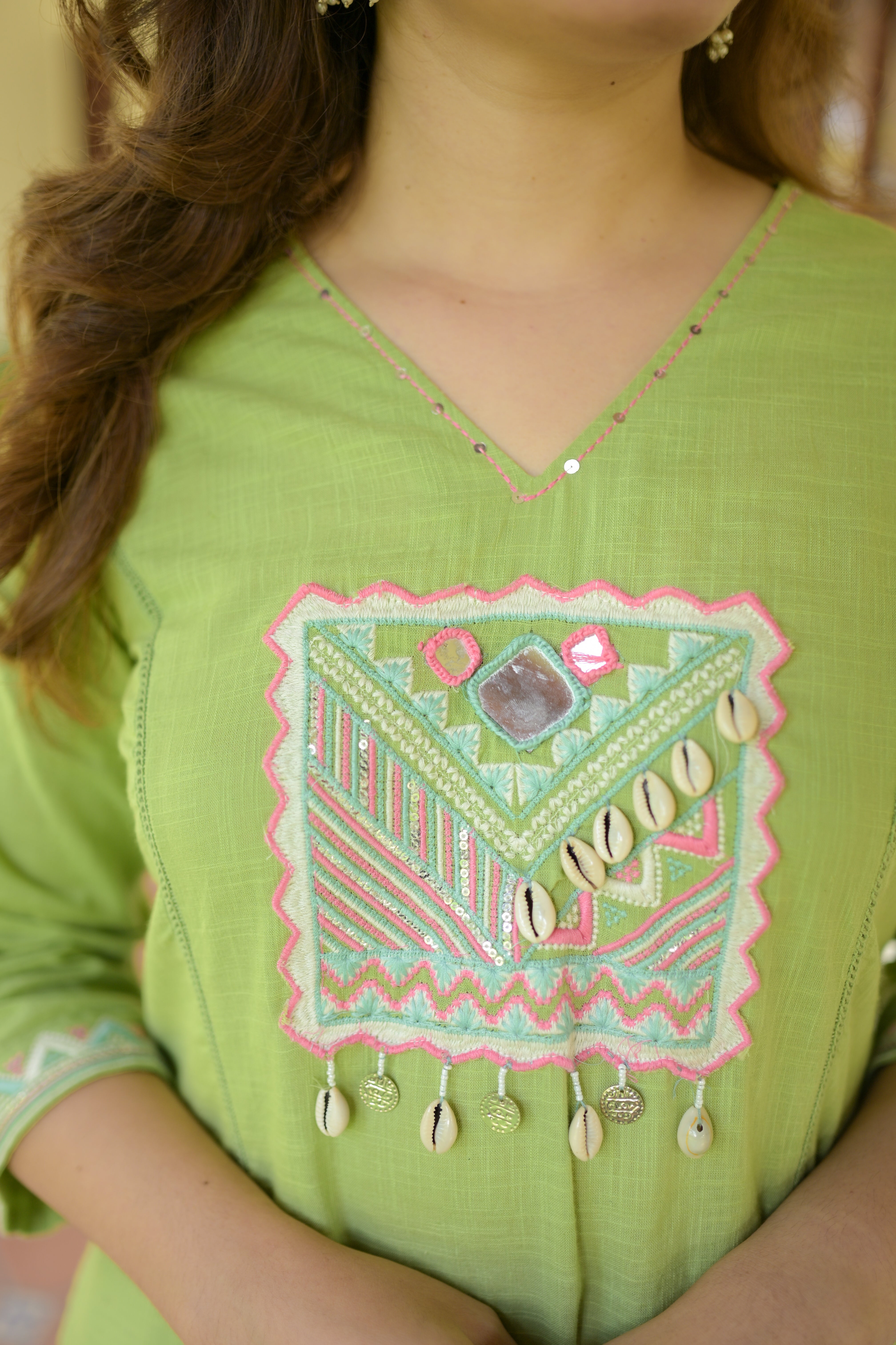 Pastel Mint Boho Co-ord Set