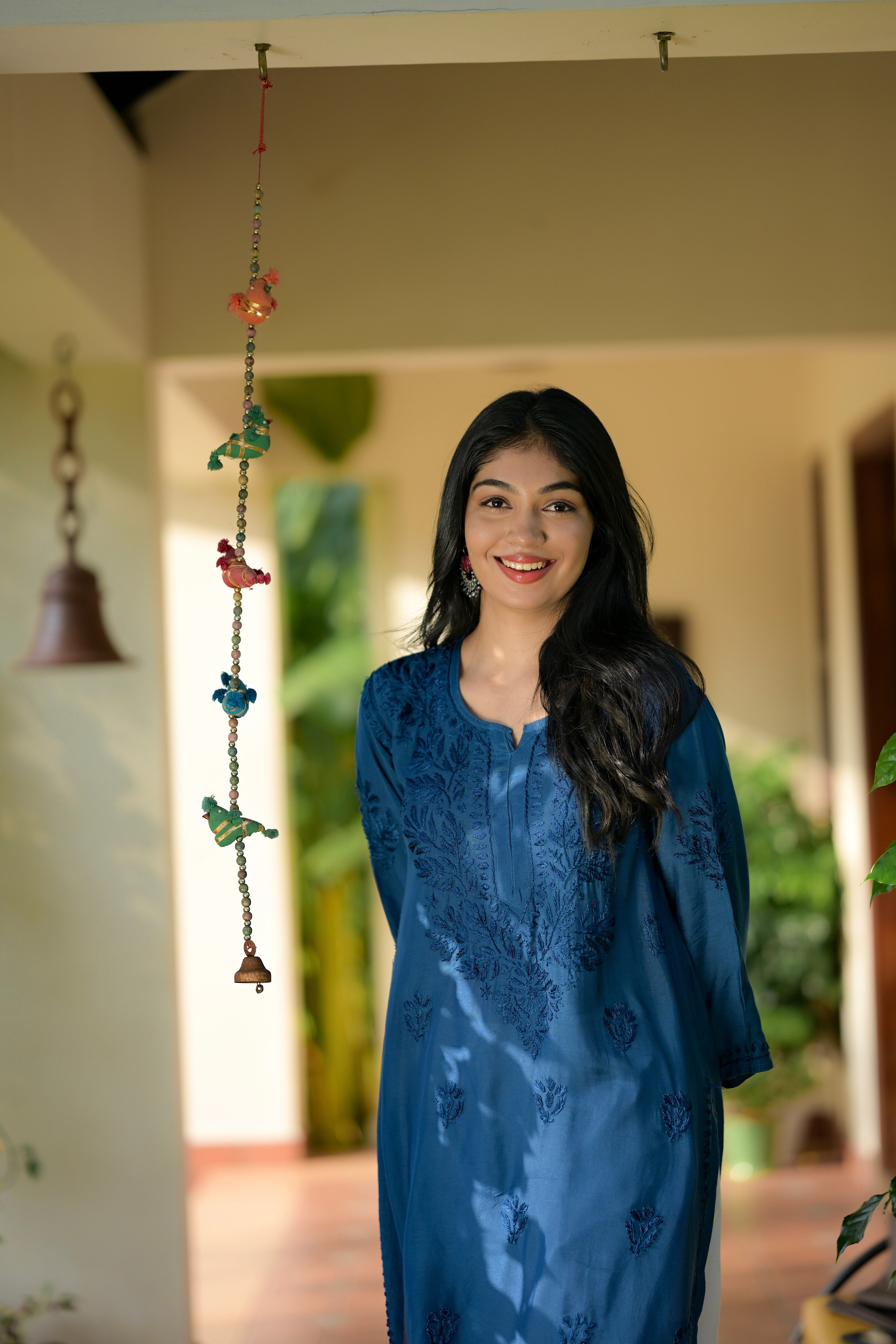 Muslin Chikankari kurti