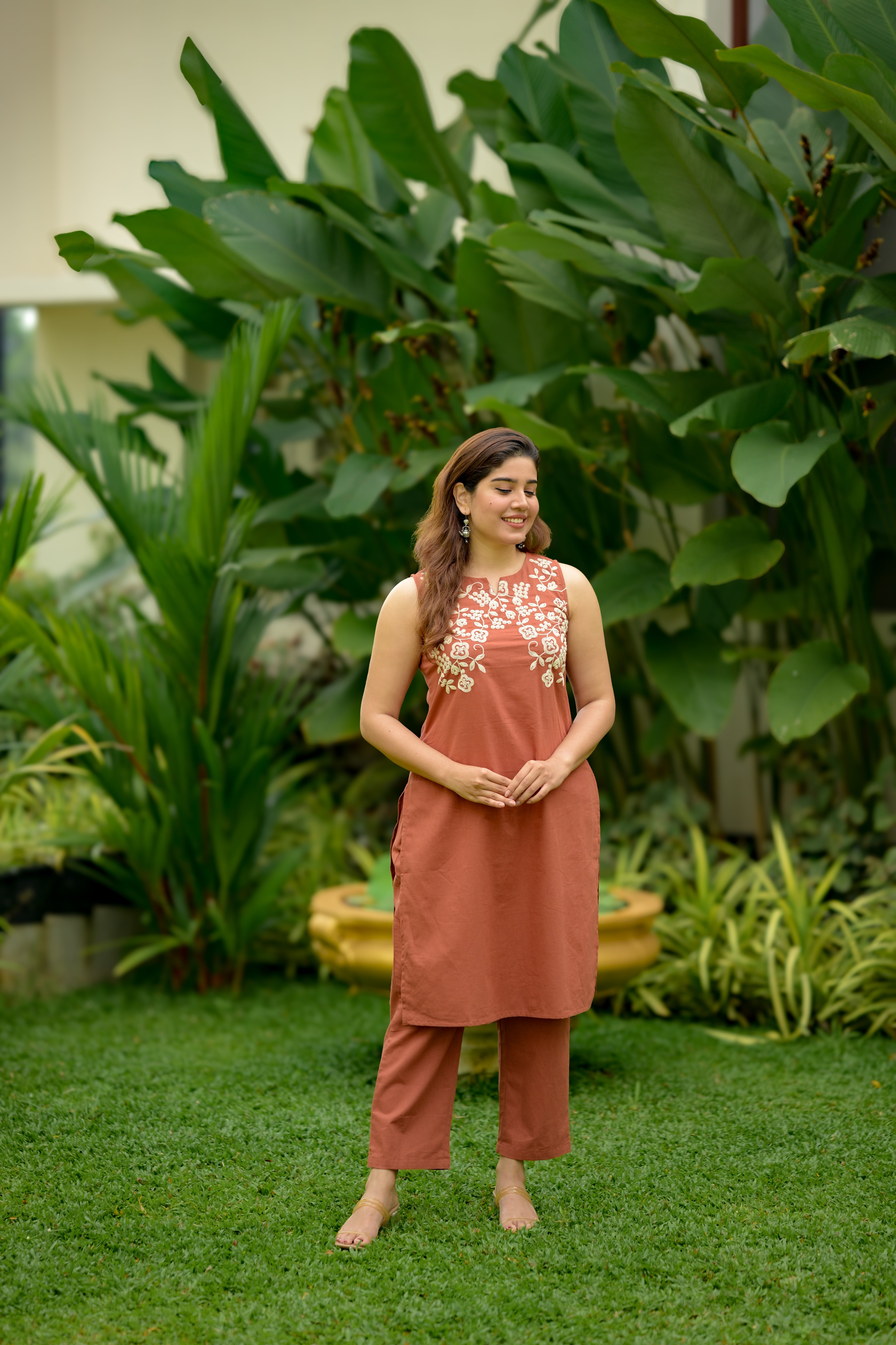 Terracotta Bloom Co-ord set