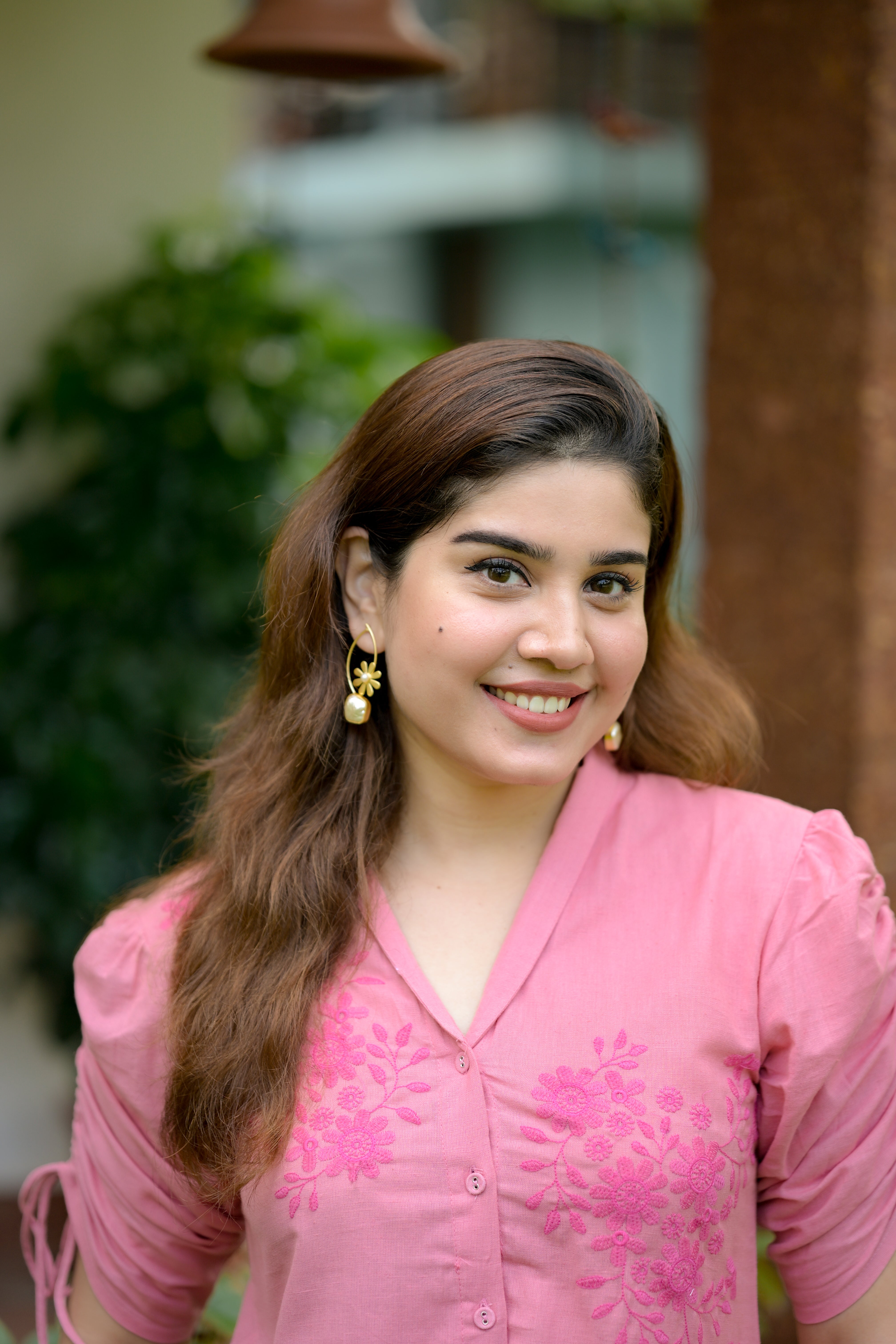 Blush Pink A-Line Dress