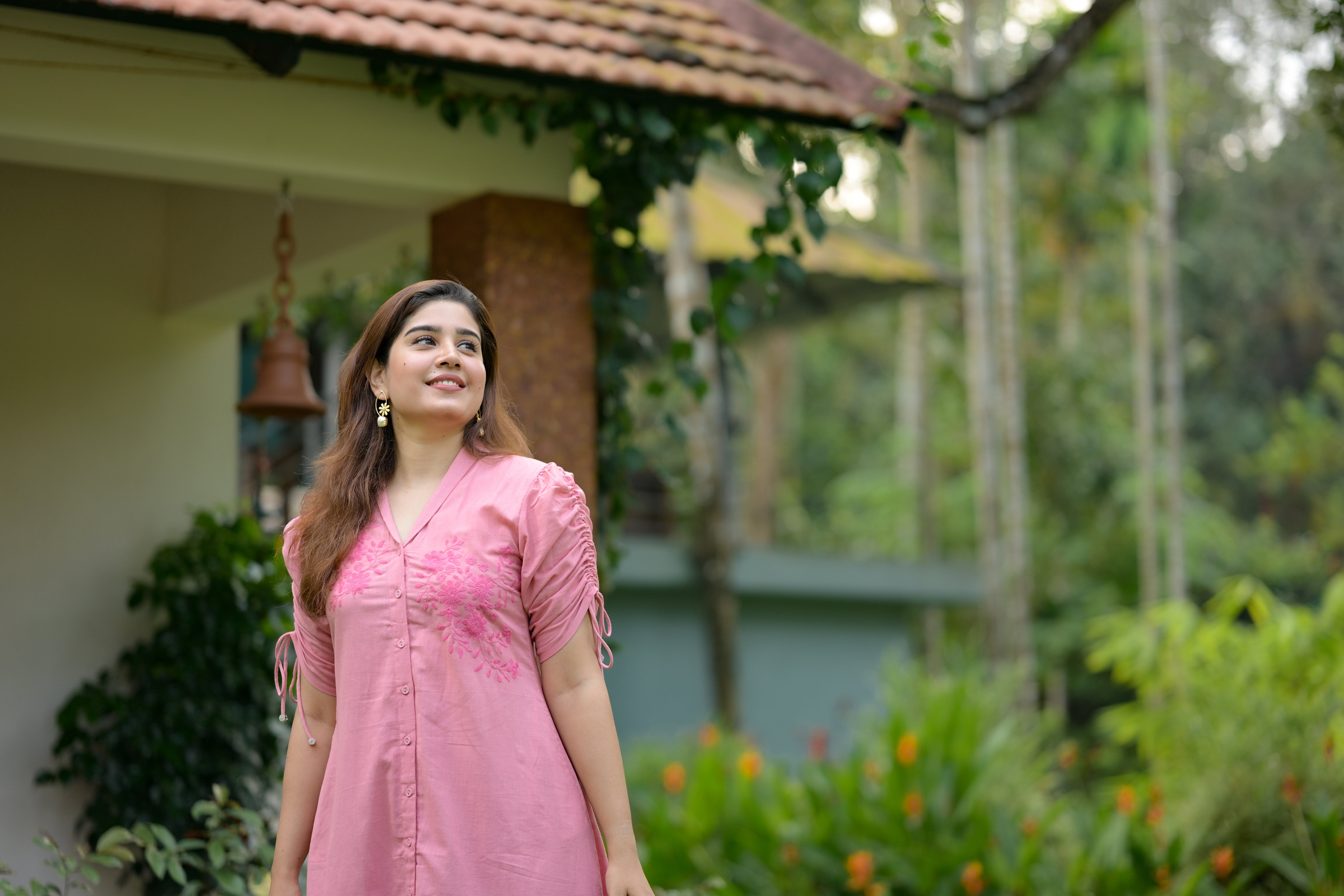 Blush Pink A-Line Dress