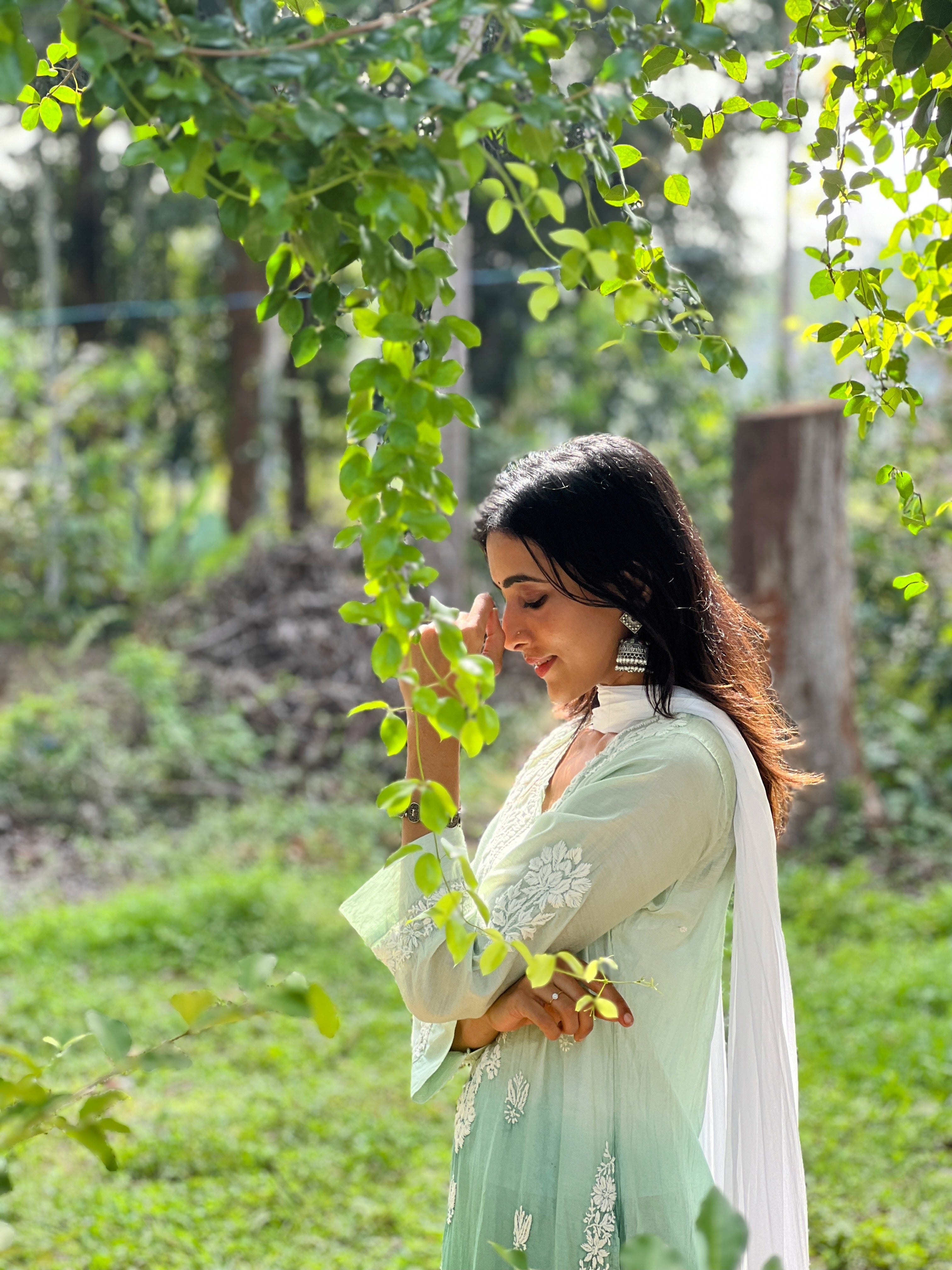 Pure Chanderi Straight Kurti
