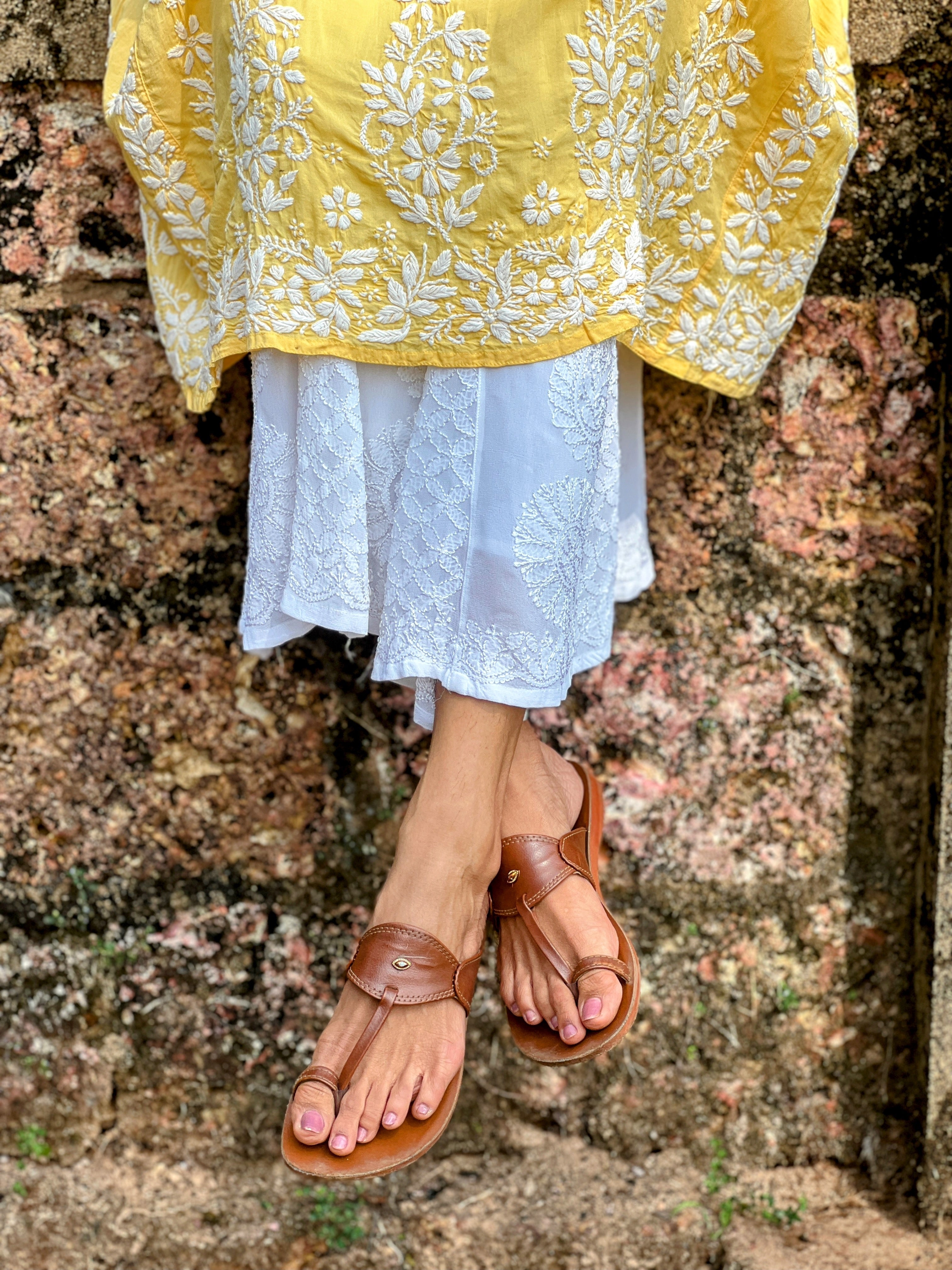 Modal Chikankari Nyra cut dress