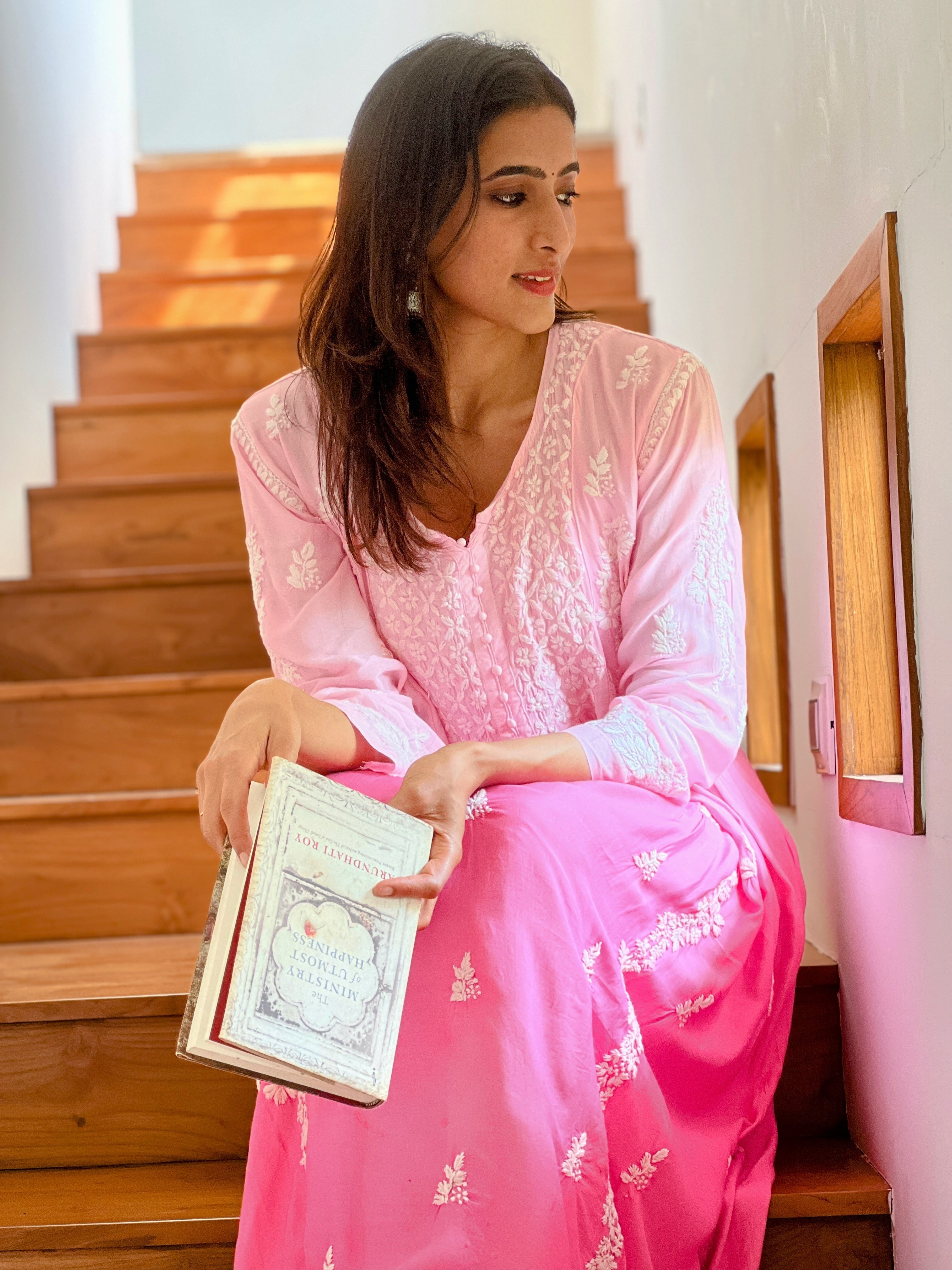 Pure Muslin Alia Cut Dress