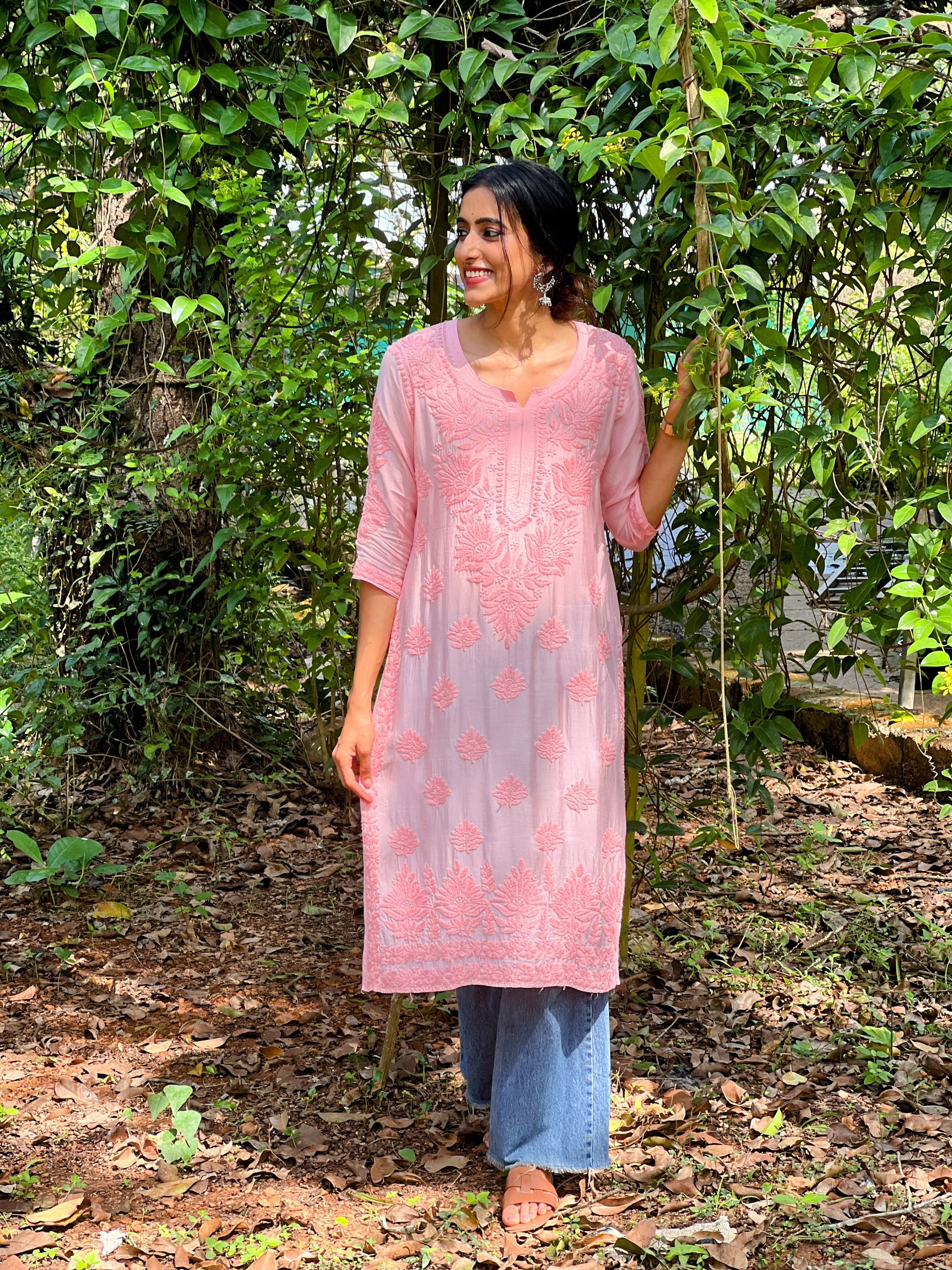 Pure Muslin Straight Kurti