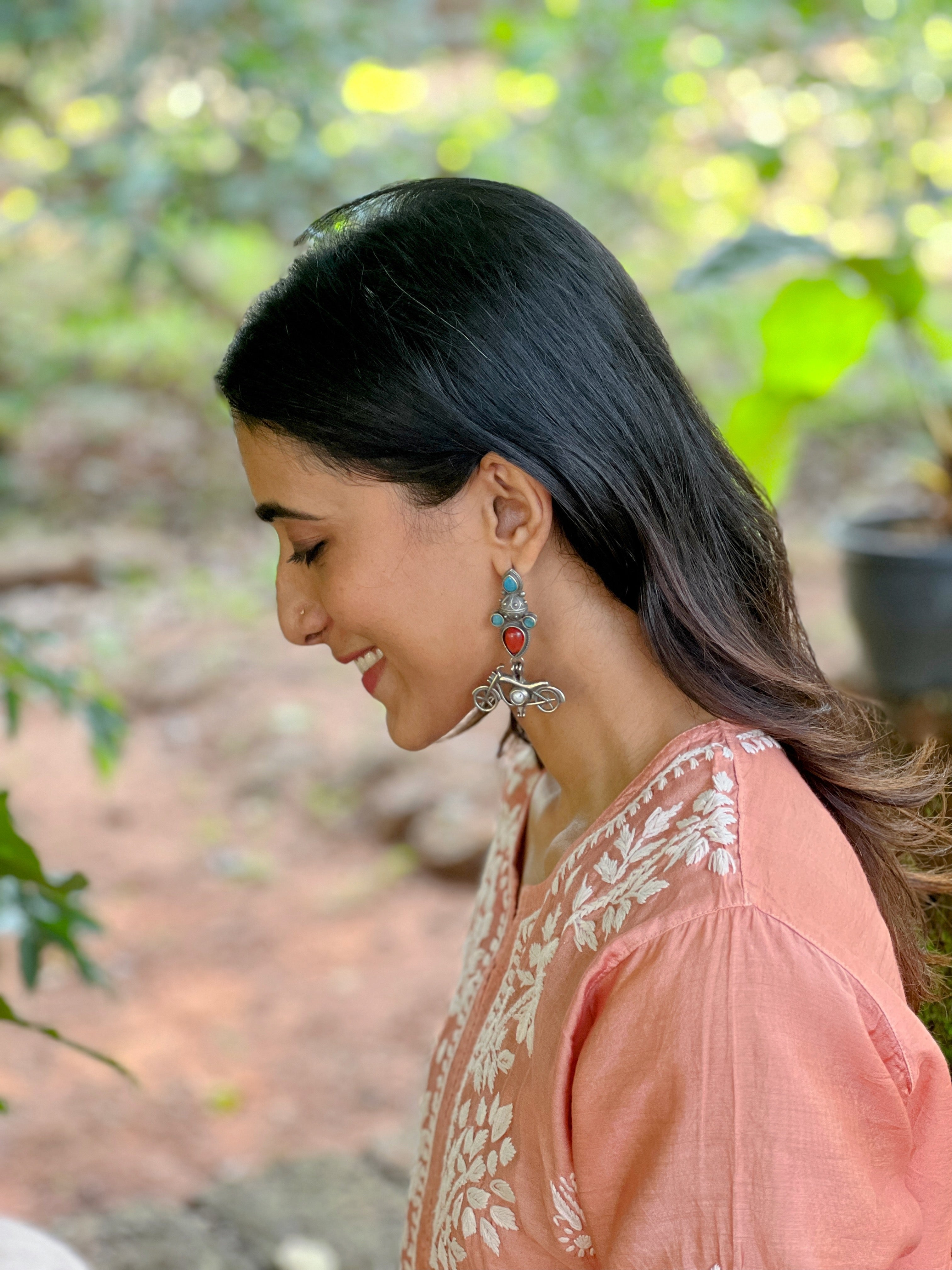 Pure Chanderi Straight Kurti