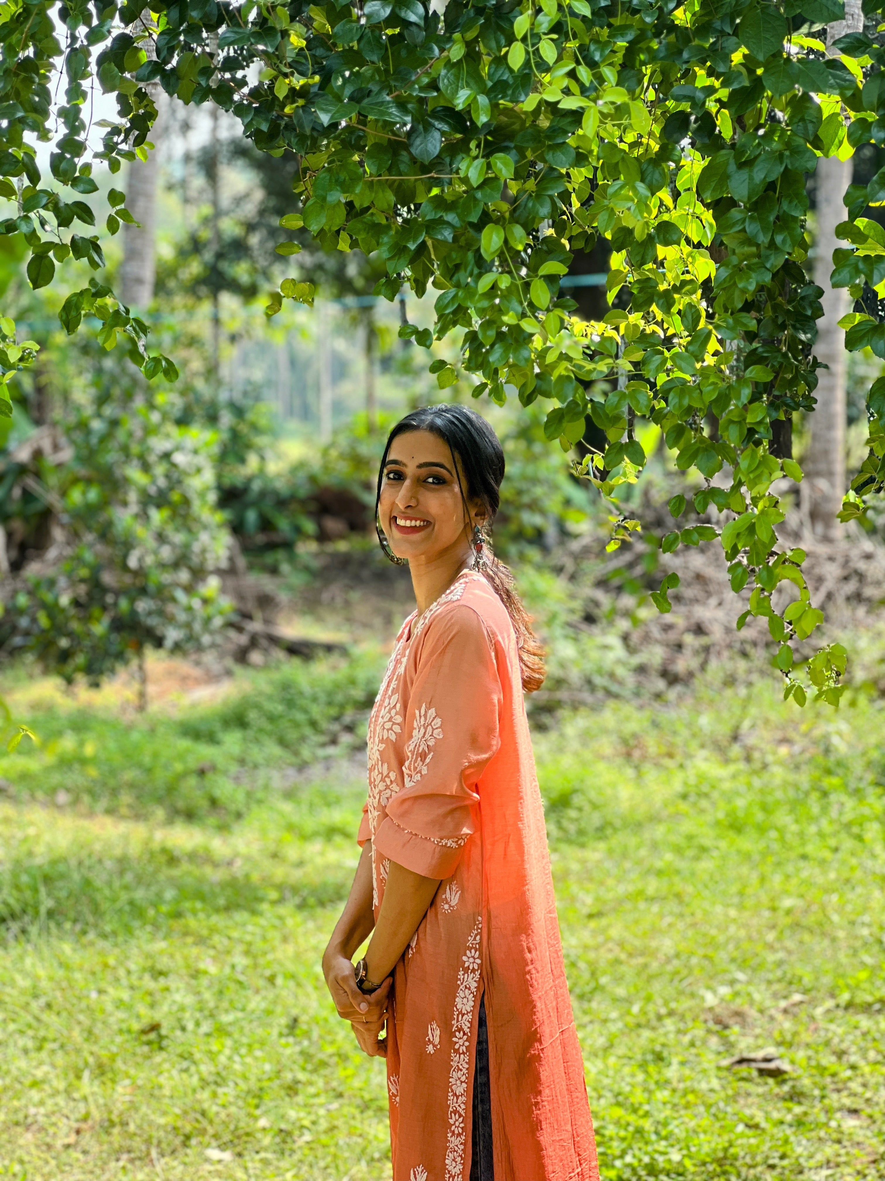 Pure Chanderi Straight Kurti