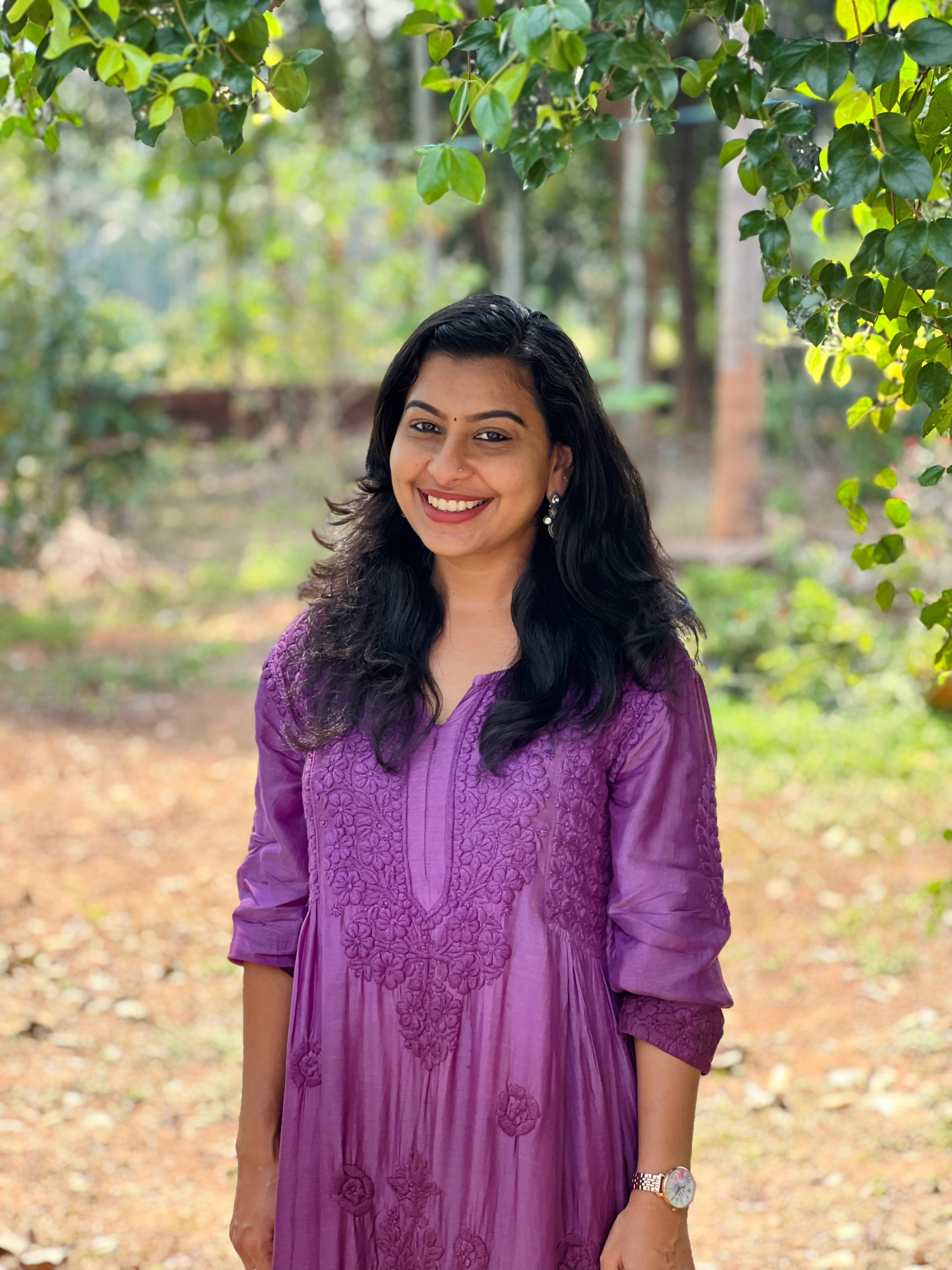 Pure Muslin Heavy Work Chikankari gown