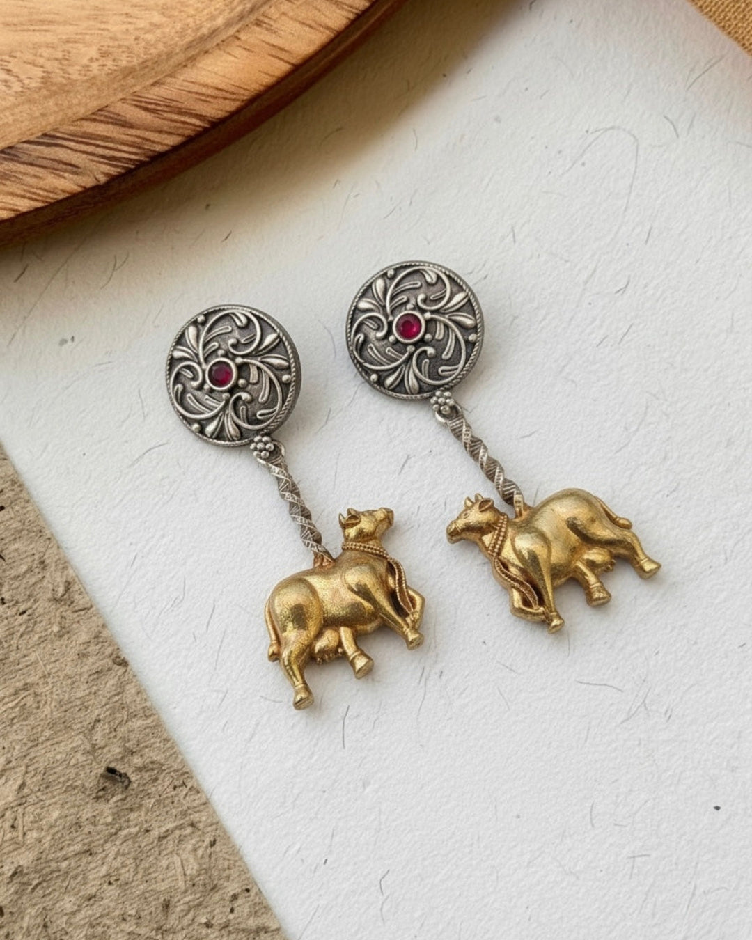 Ruby Nandi Earrings