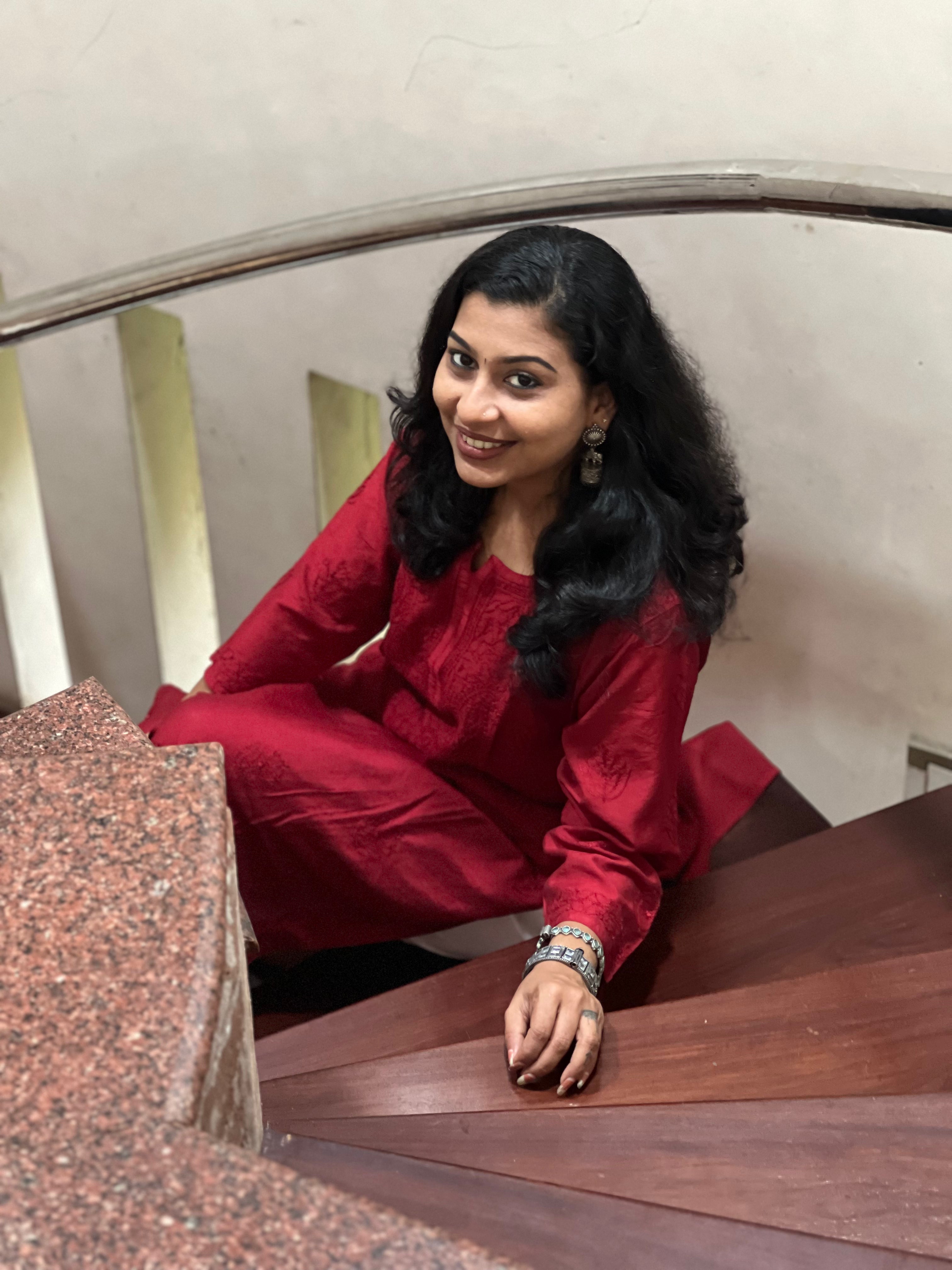 Chanderi Chikankari Straight Kurti