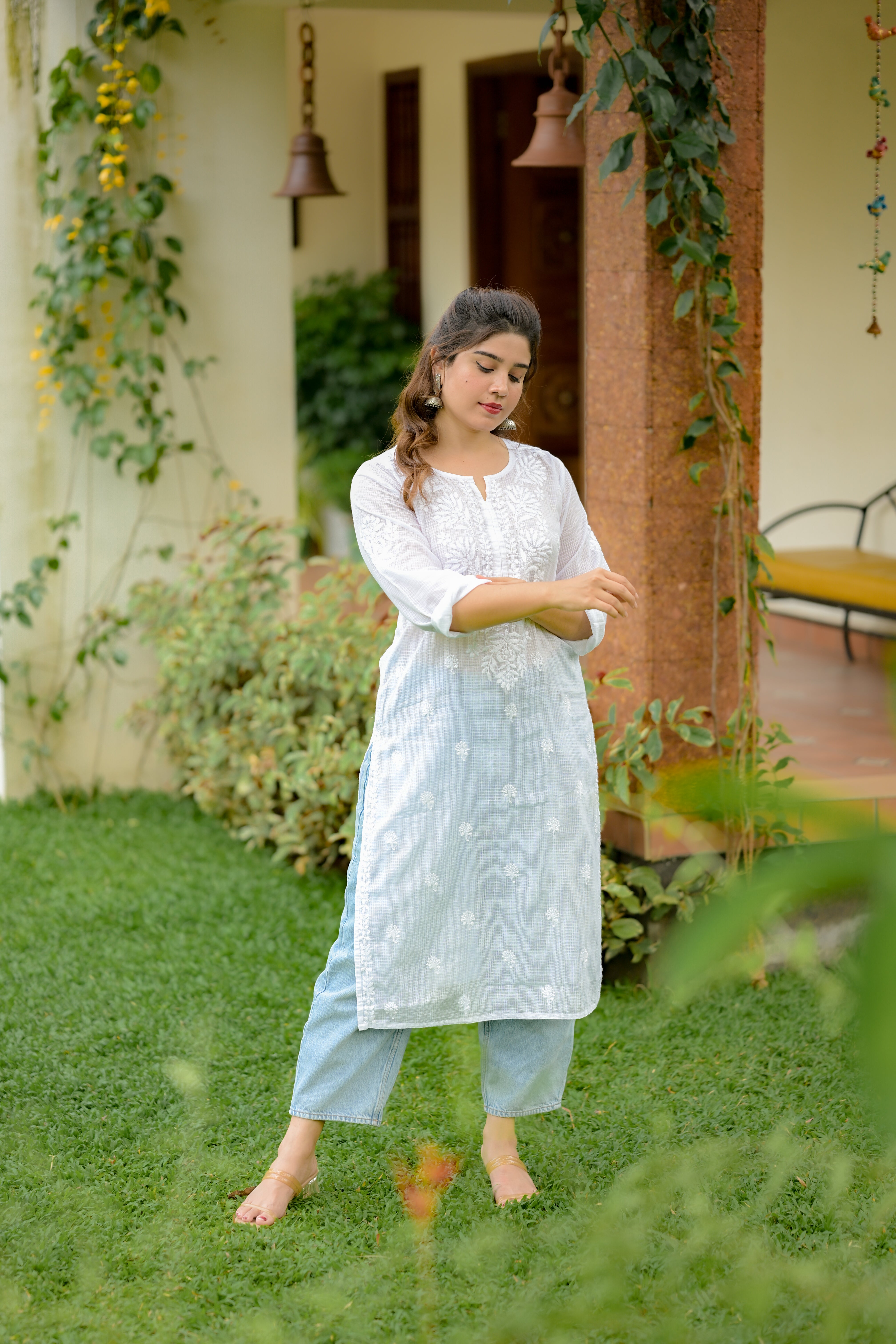 Kota chikanari Long kurti
