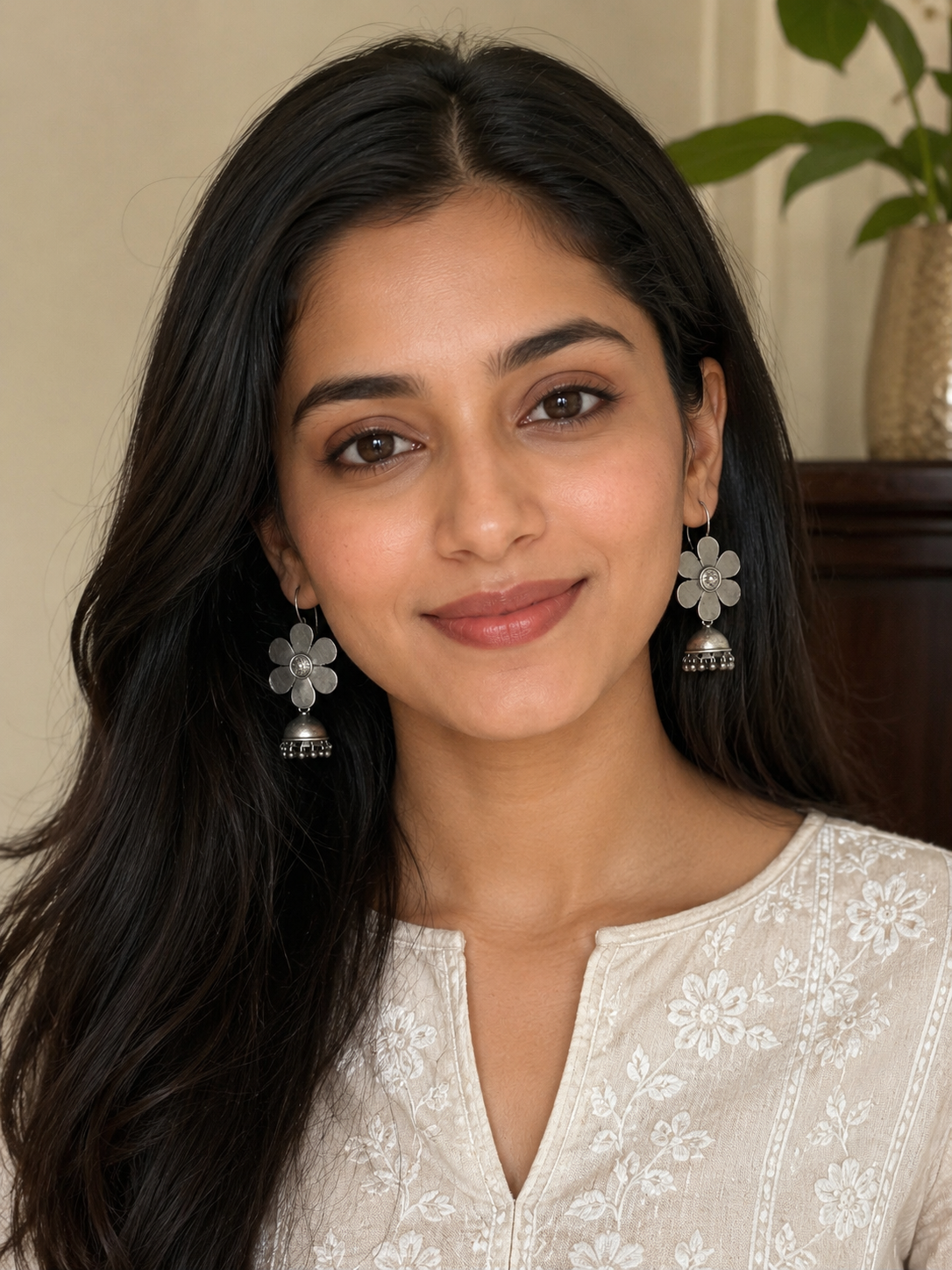 Crystal Bloom Drop Earrings