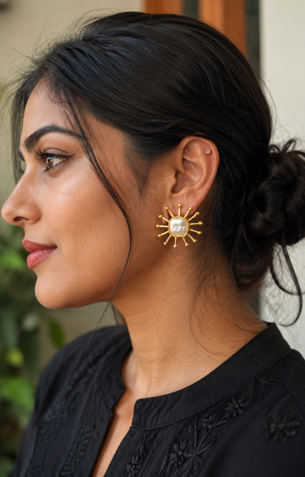 Golden Aurora Studs