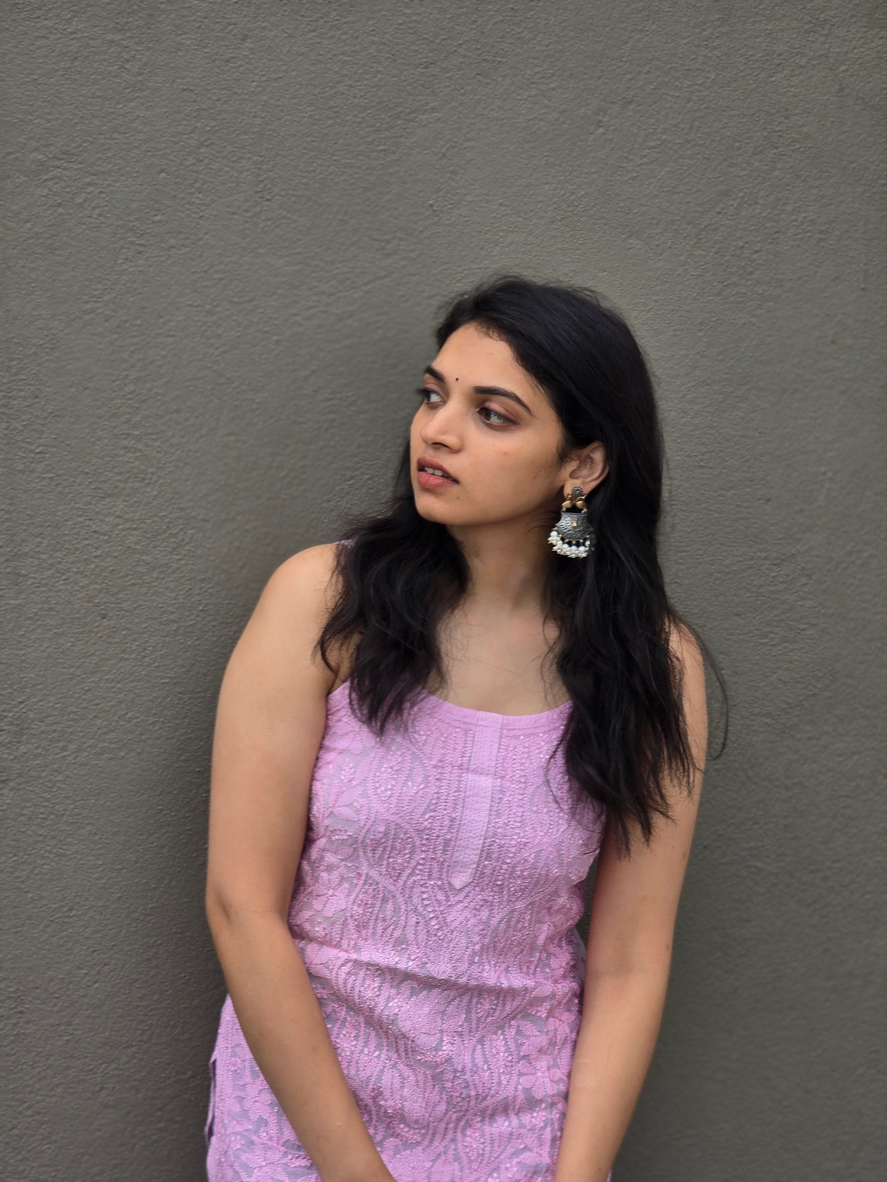 Chikankari Strap Sleeve Short and long Kurtis