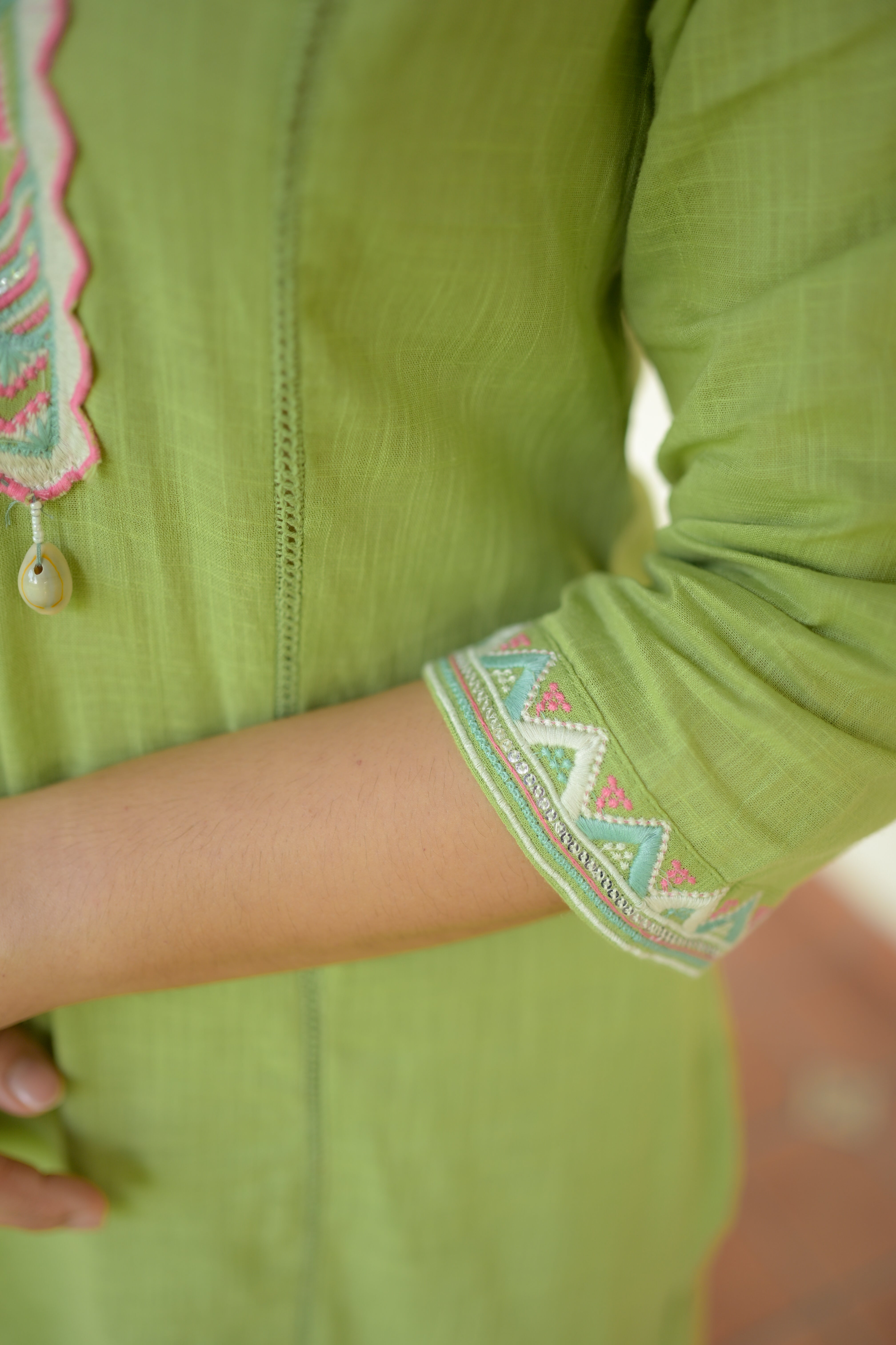 Pastel Mint Boho Co-ord Set