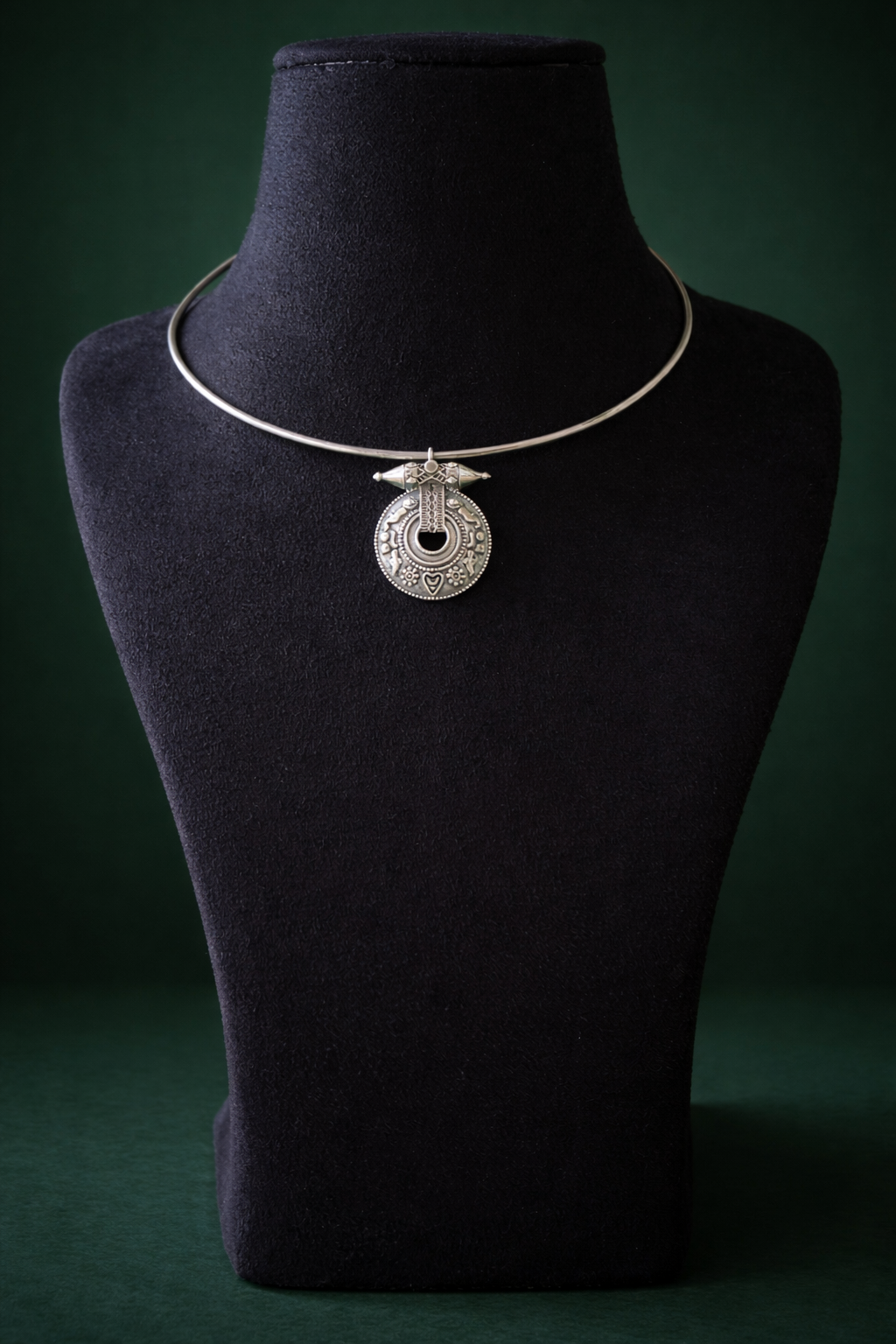 Tribal Moon Torque Choker