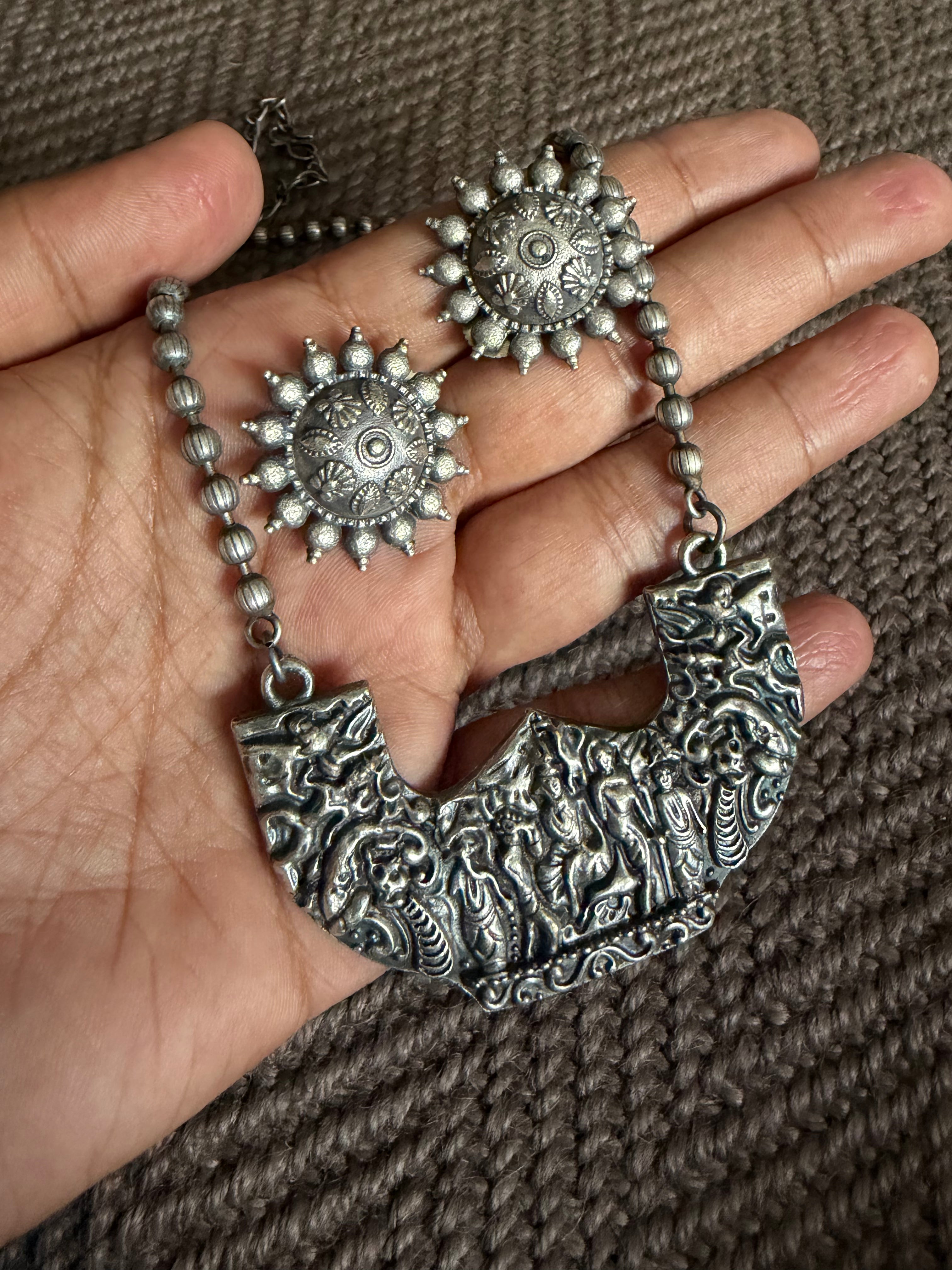 Heritage Temple necklace Set