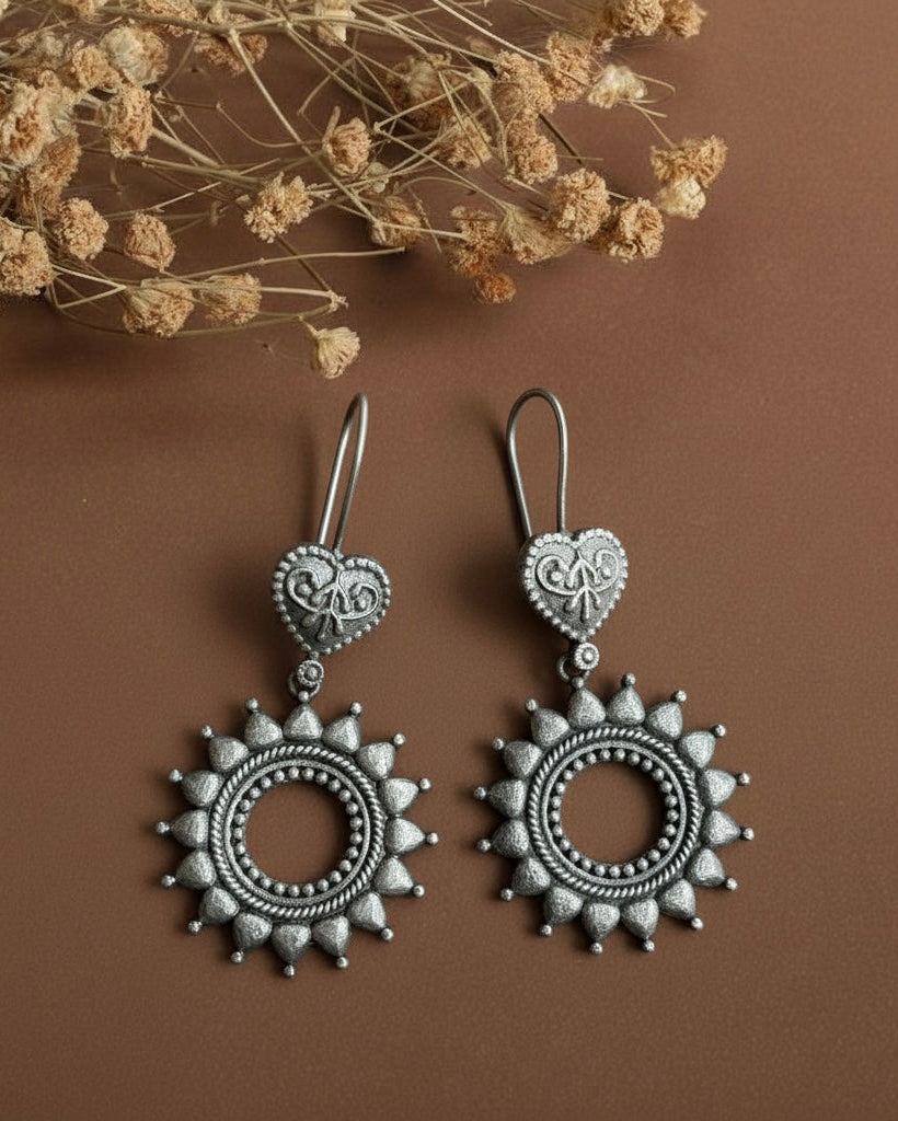 Silver Sunrise Earrings