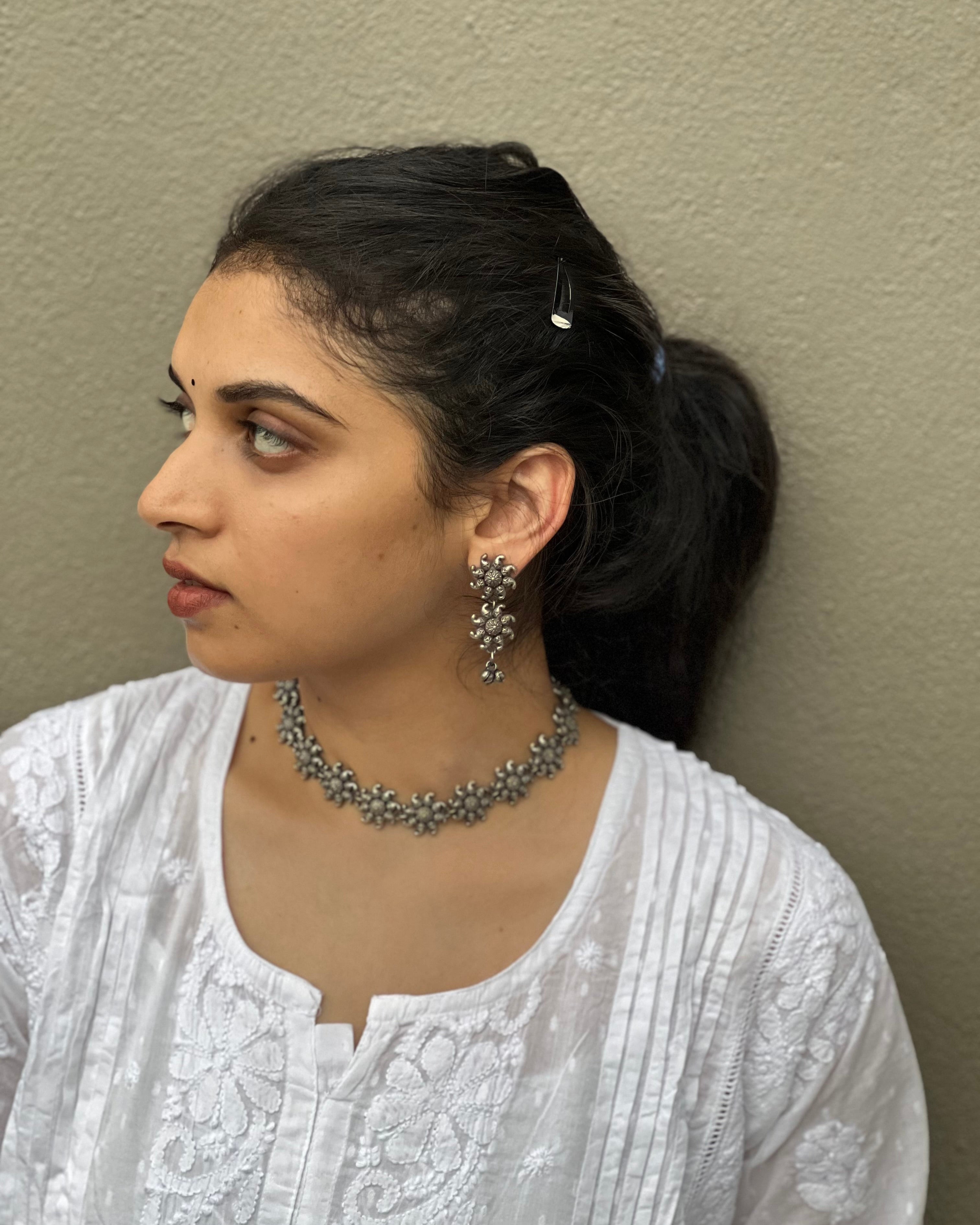 Pure Cotton Chikankari Short Kurti