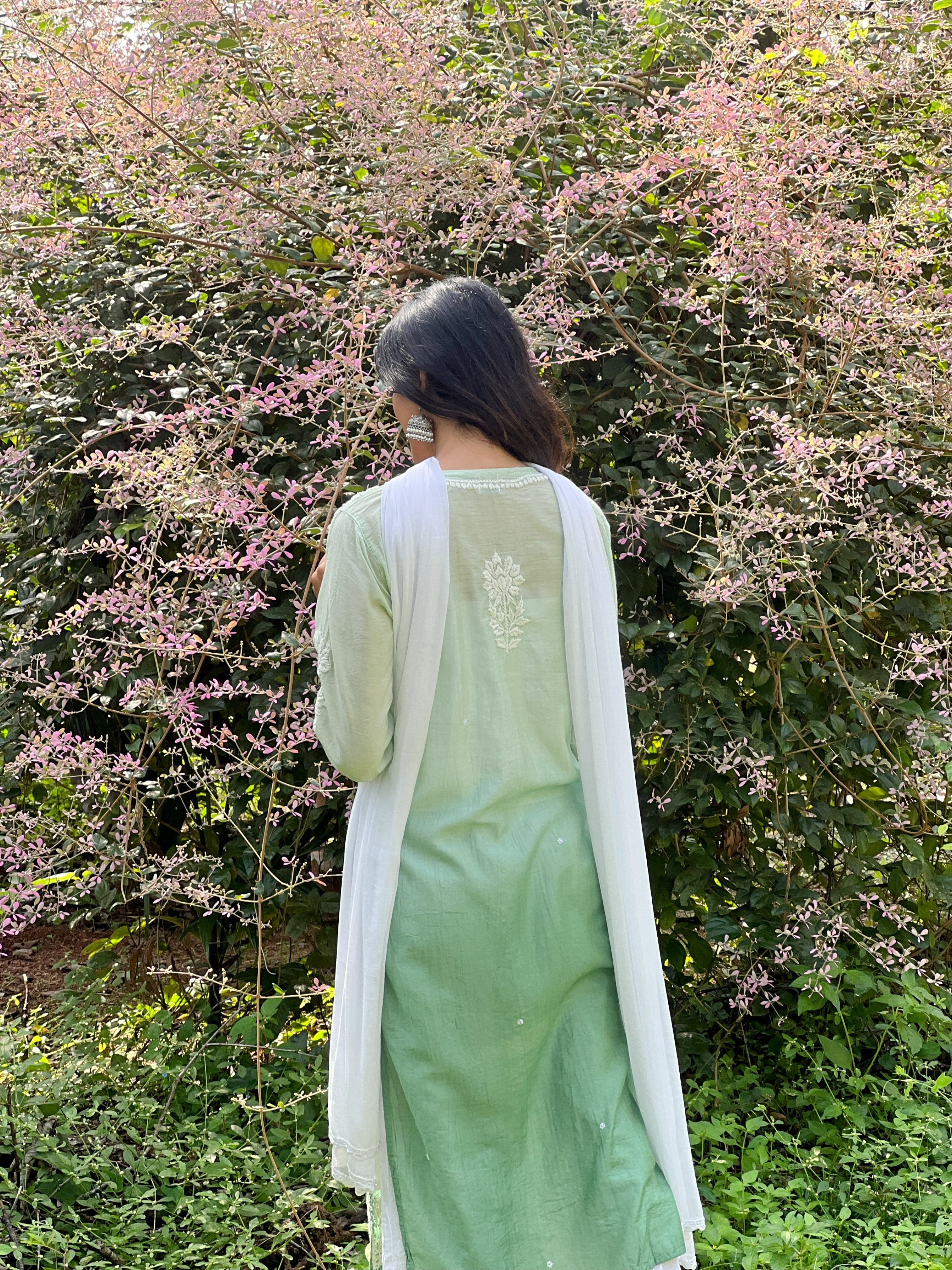 Pure Chanderi Straight Kurti