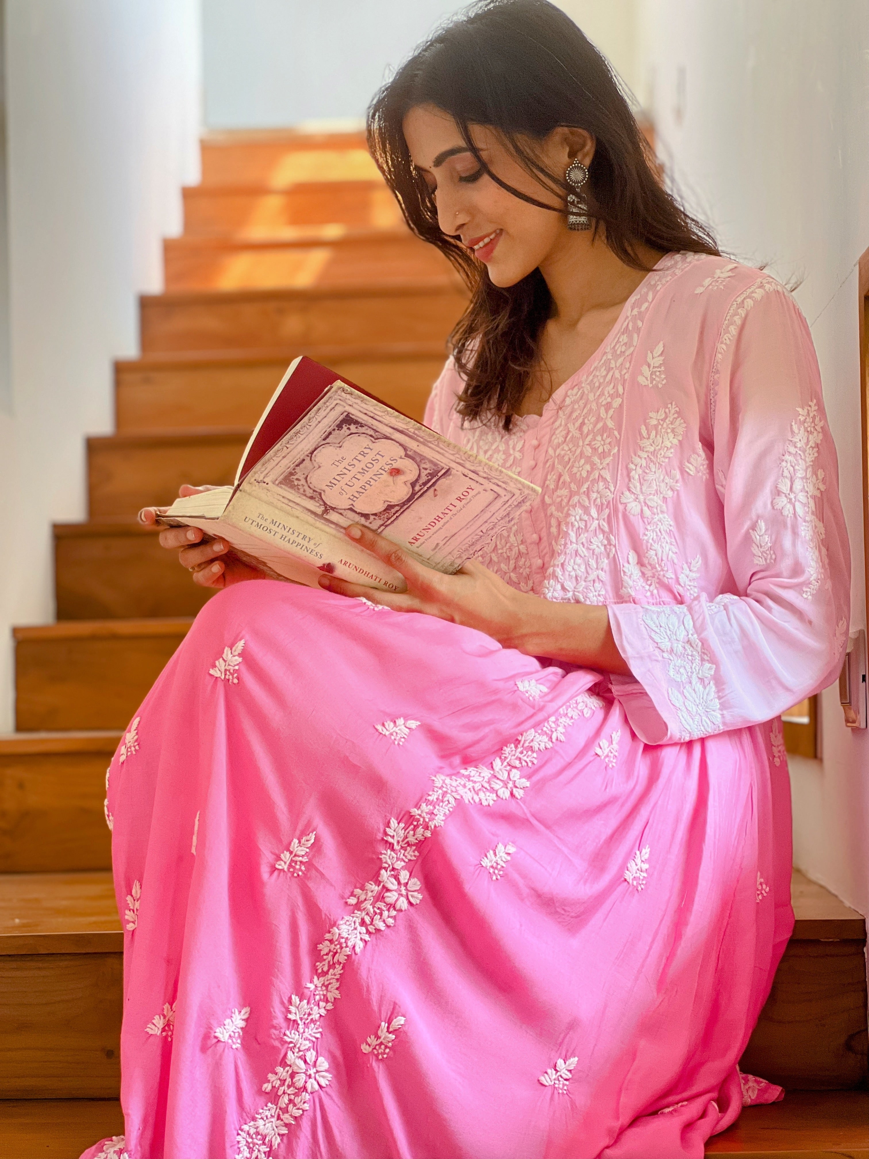 Pure Muslin Alia Cut Dress