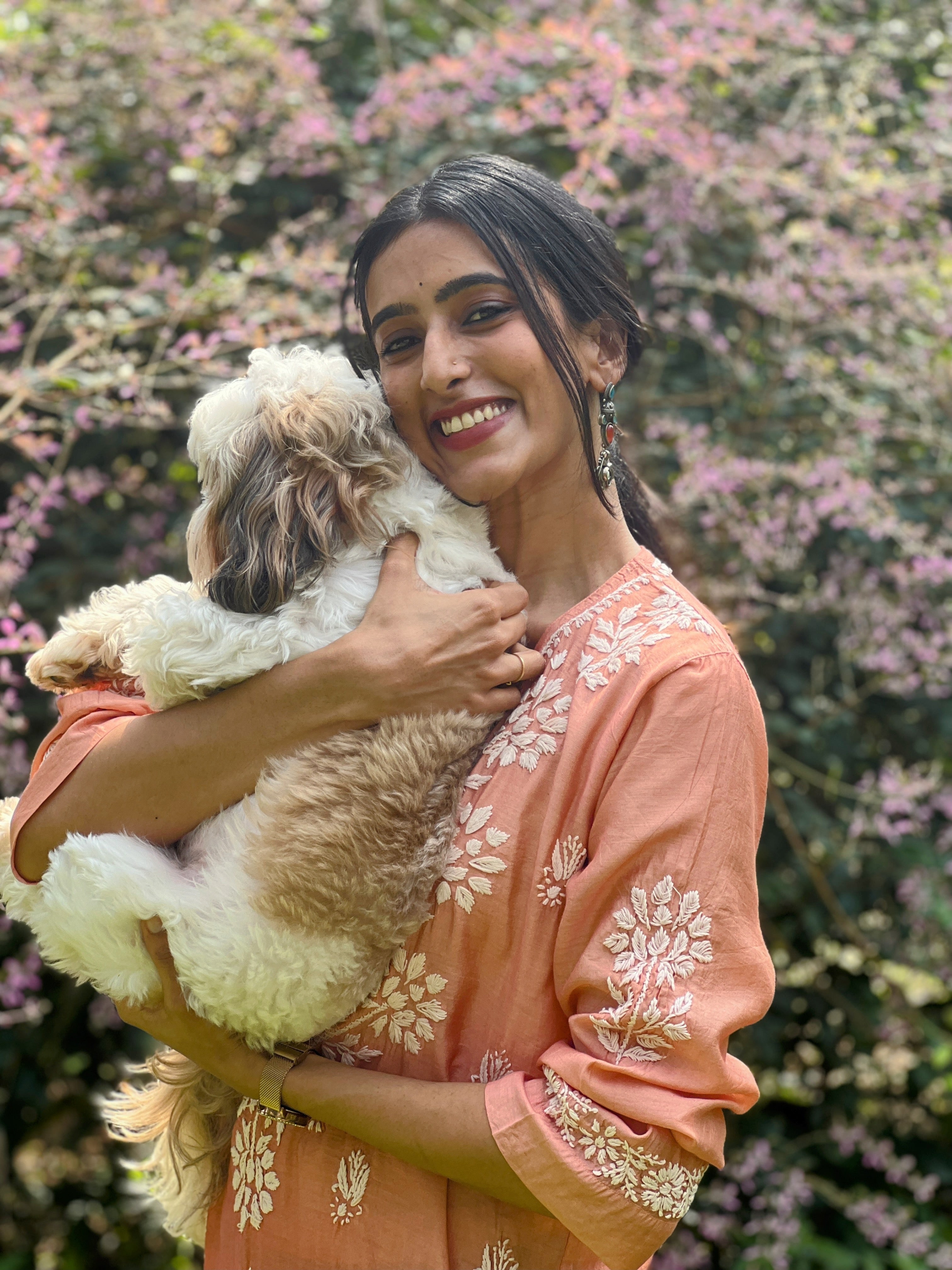 Pure Chanderi Straight Kurti