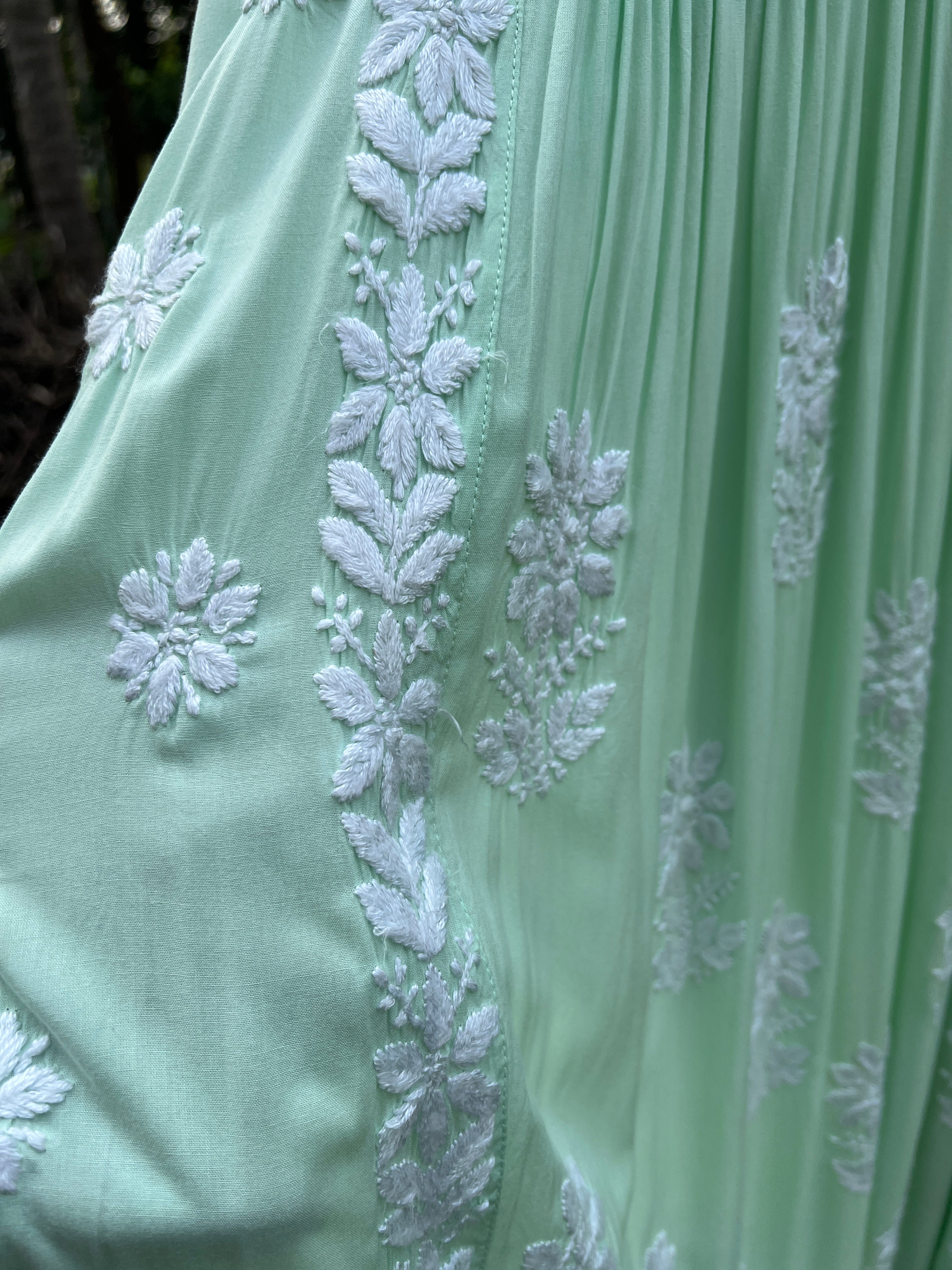 Modal Chikankari Nyra cut dress