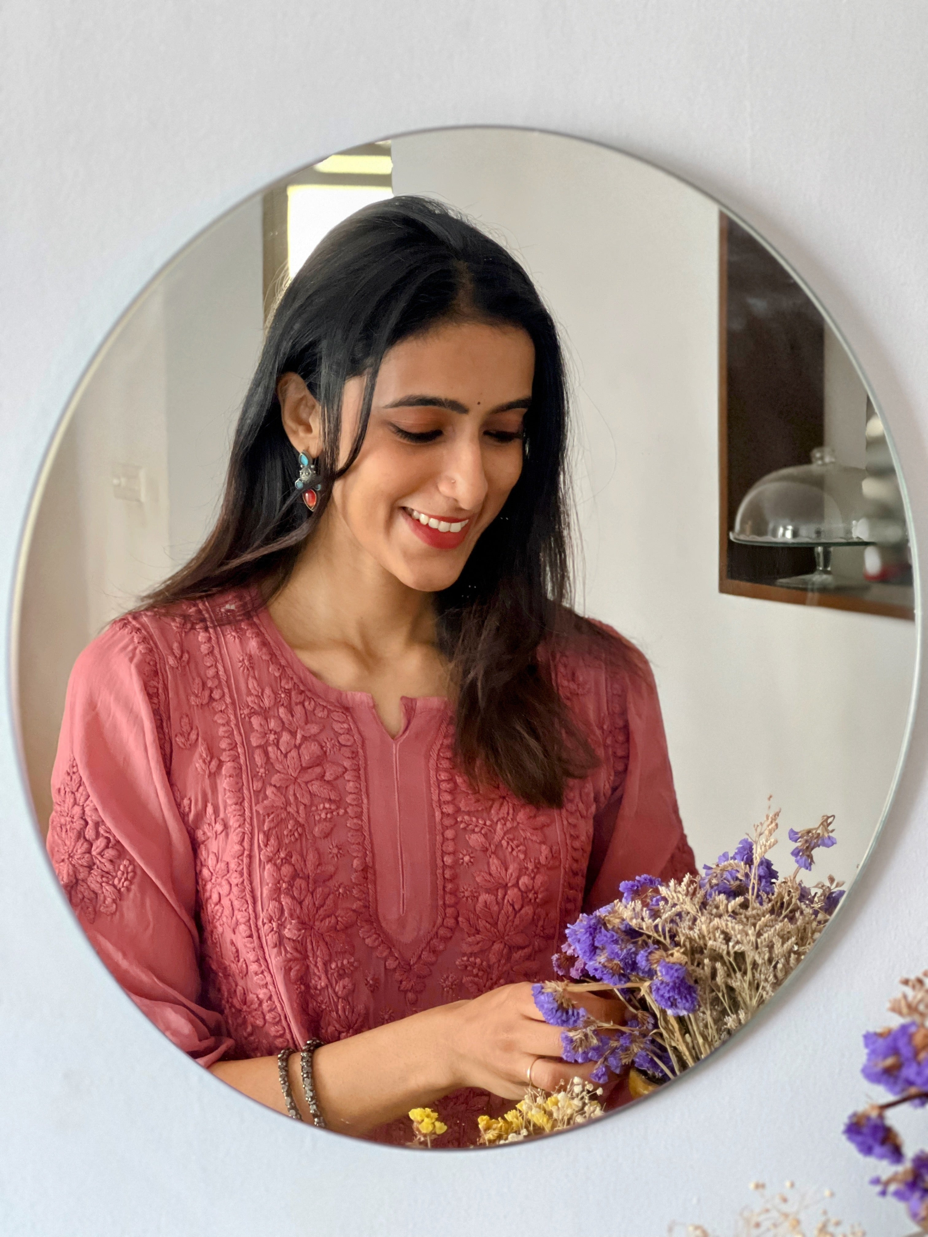 Premium Viscose Heavy work Chikankari Gown