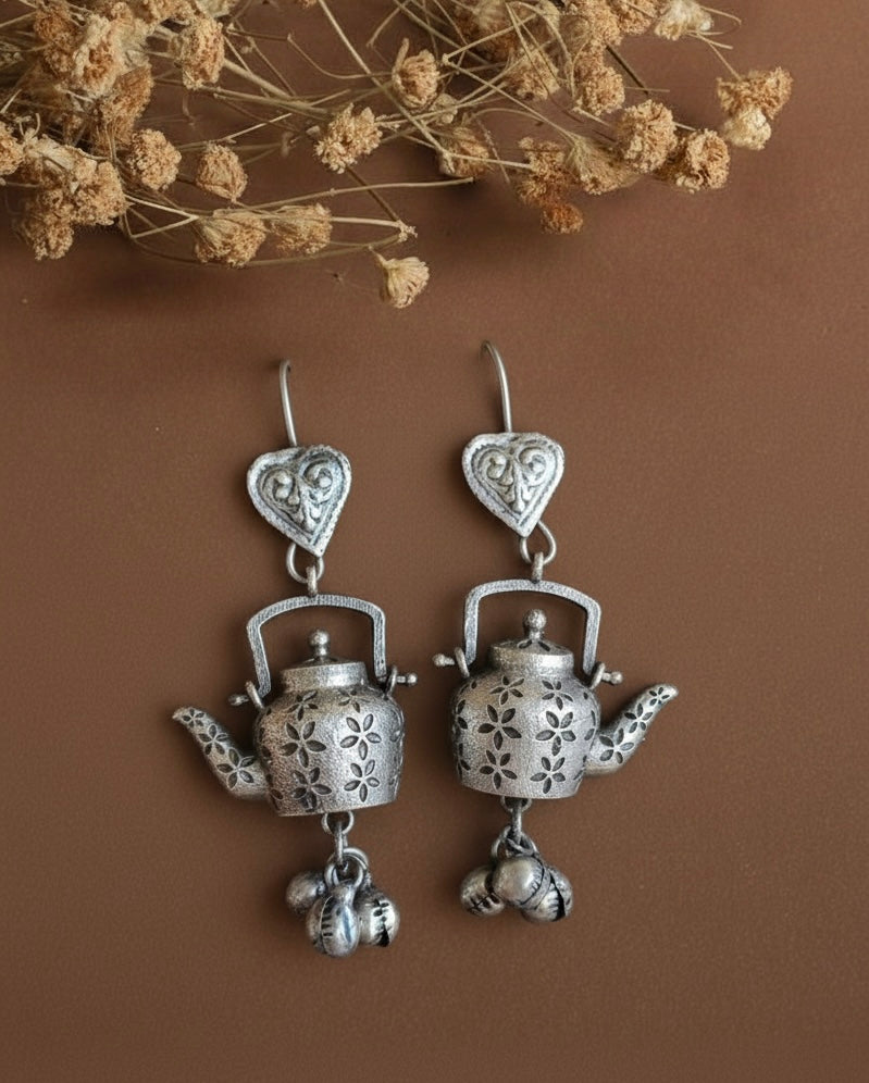 Garden Tea Charm earrings