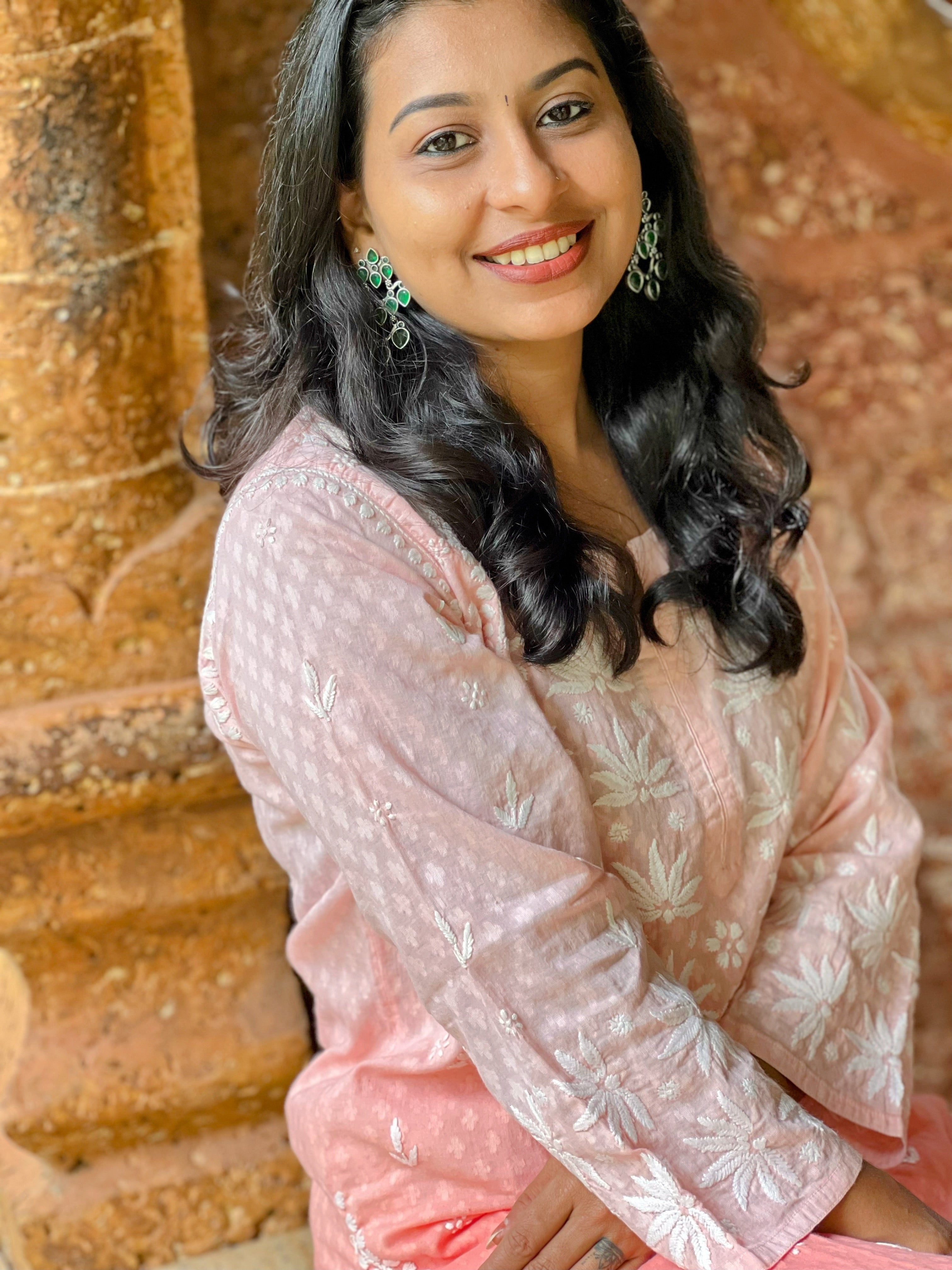 Pure Cotton Chikankari Kurti