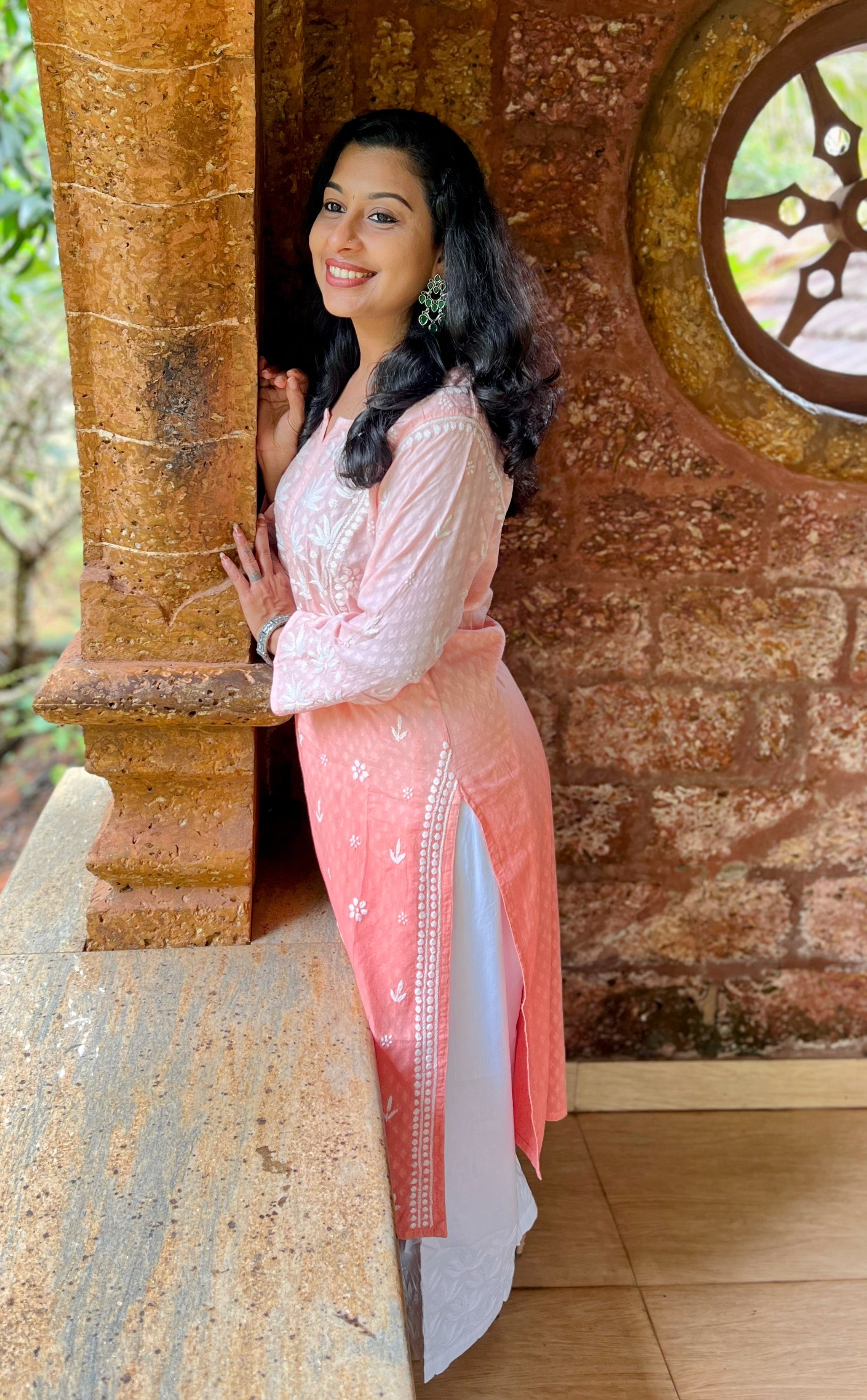 Pure Cotton Chikankari Kurti