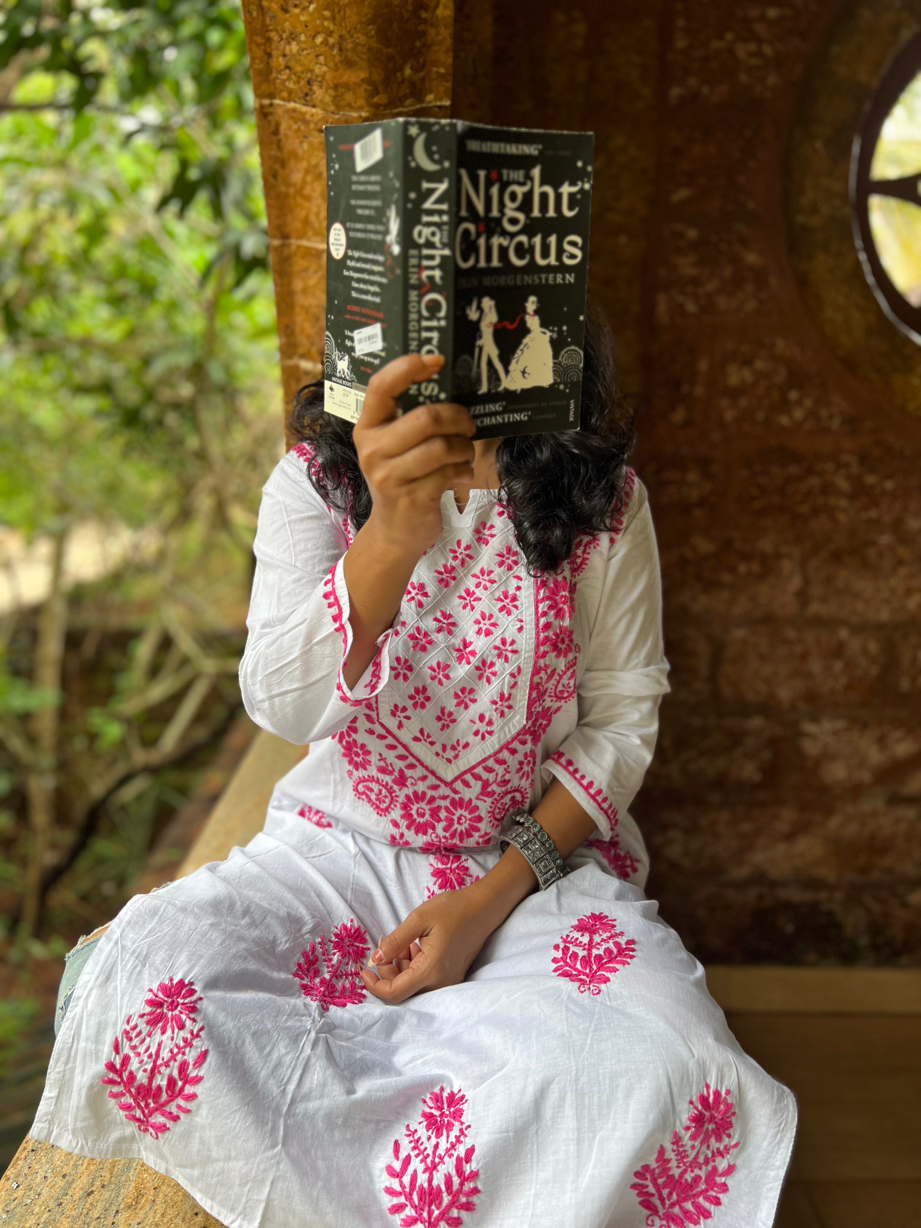 Pure Cotton Chikankari kurti